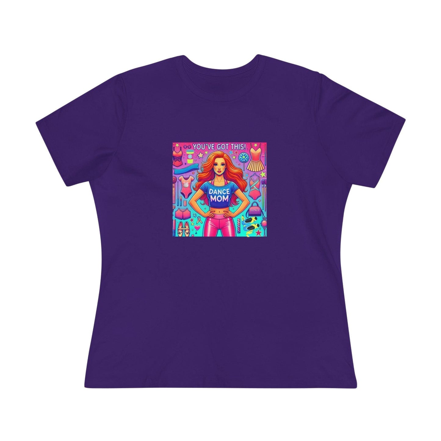 Dance Mom: You've Got This - Red Hair Mom - Women's Softstyle Tee - Whippie's