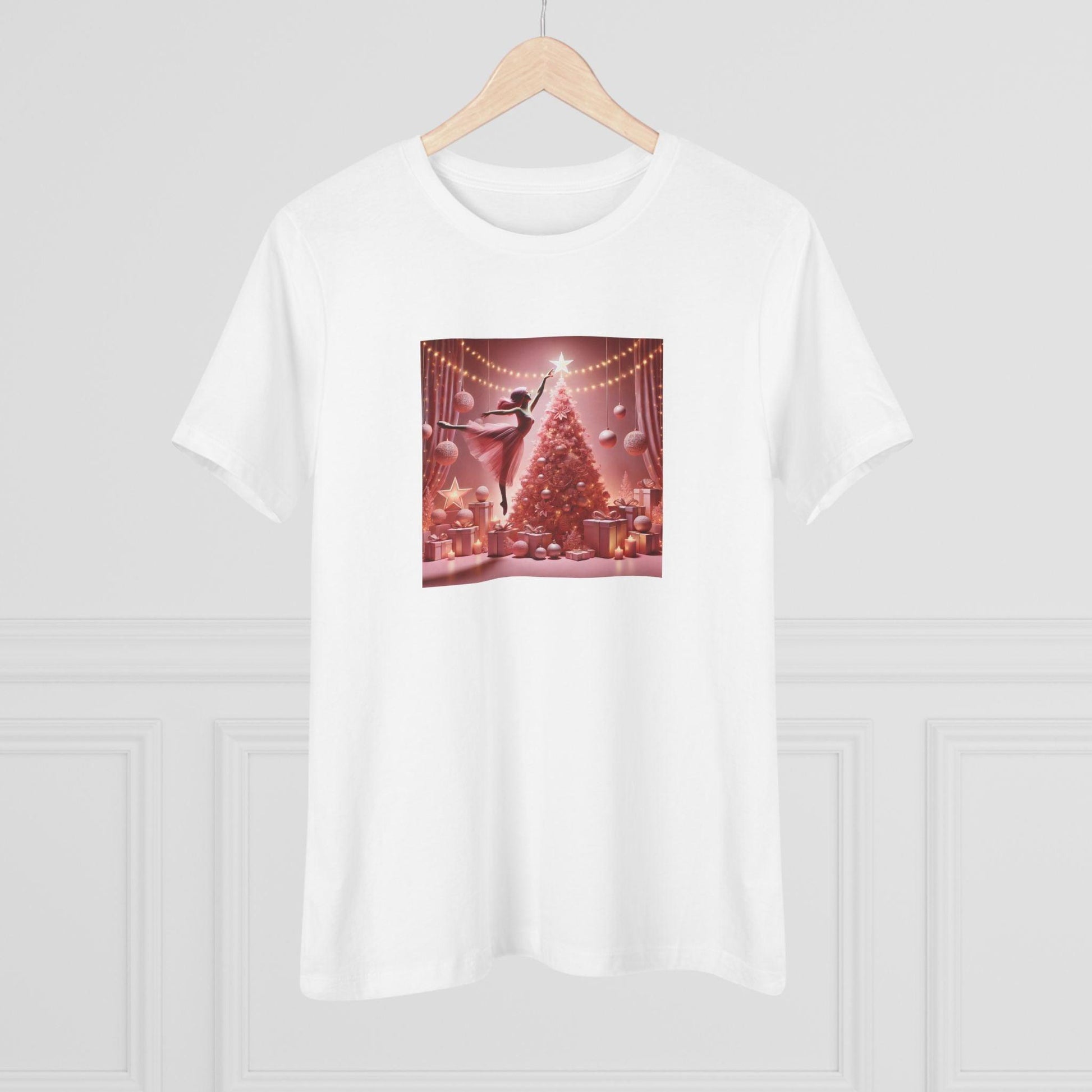 Pink Leap into the Holidays - Women's Softstyle Tee - Whippie's