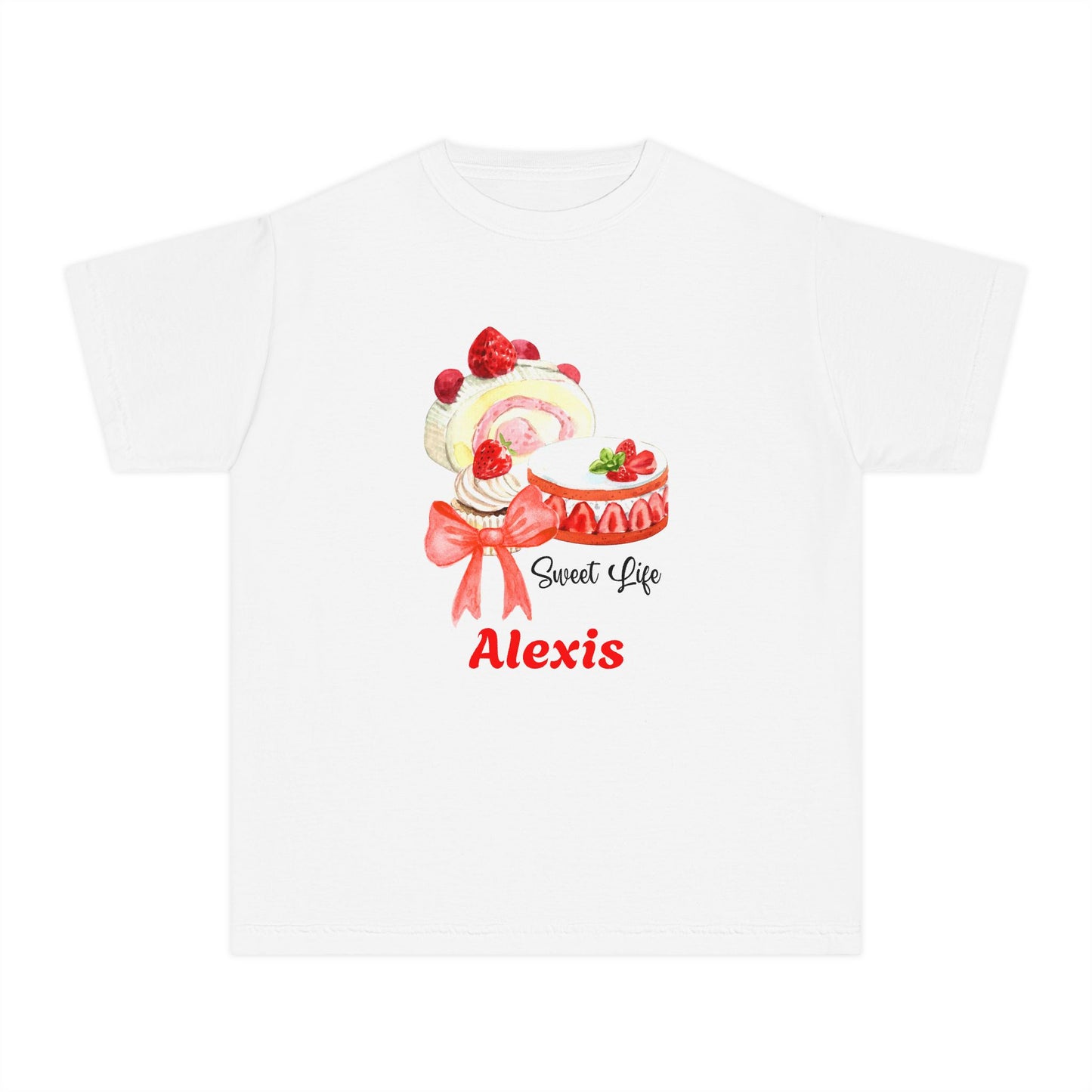 "Sweet Life" Youth Midweight Tee - Personalizable