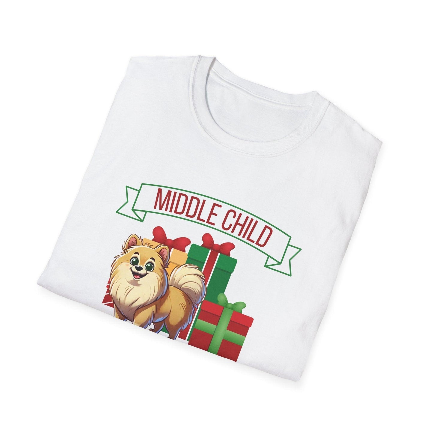 Middle Child, The Favorite 🎁🐶 Pomeranian - Unisex Tee! 🎁👑 - Whippie's