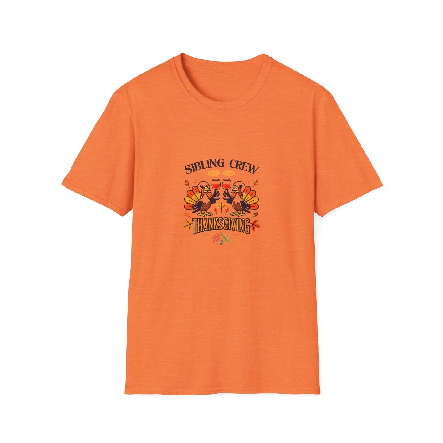 Thanksgiving Sibling Crew - Wine Unisex T-Shirt - Whippie's