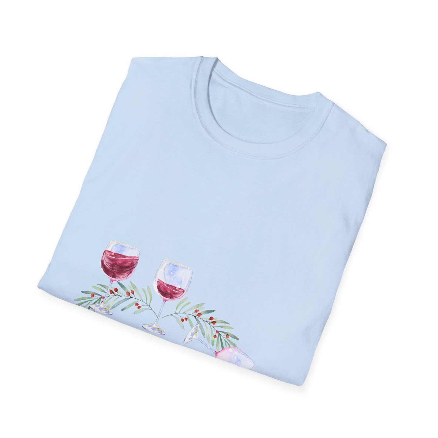 Drink Drank Drunk 🍷🍷🍷 - Holiday Edition - Unisex Softstyle T-shirt - Whippie's