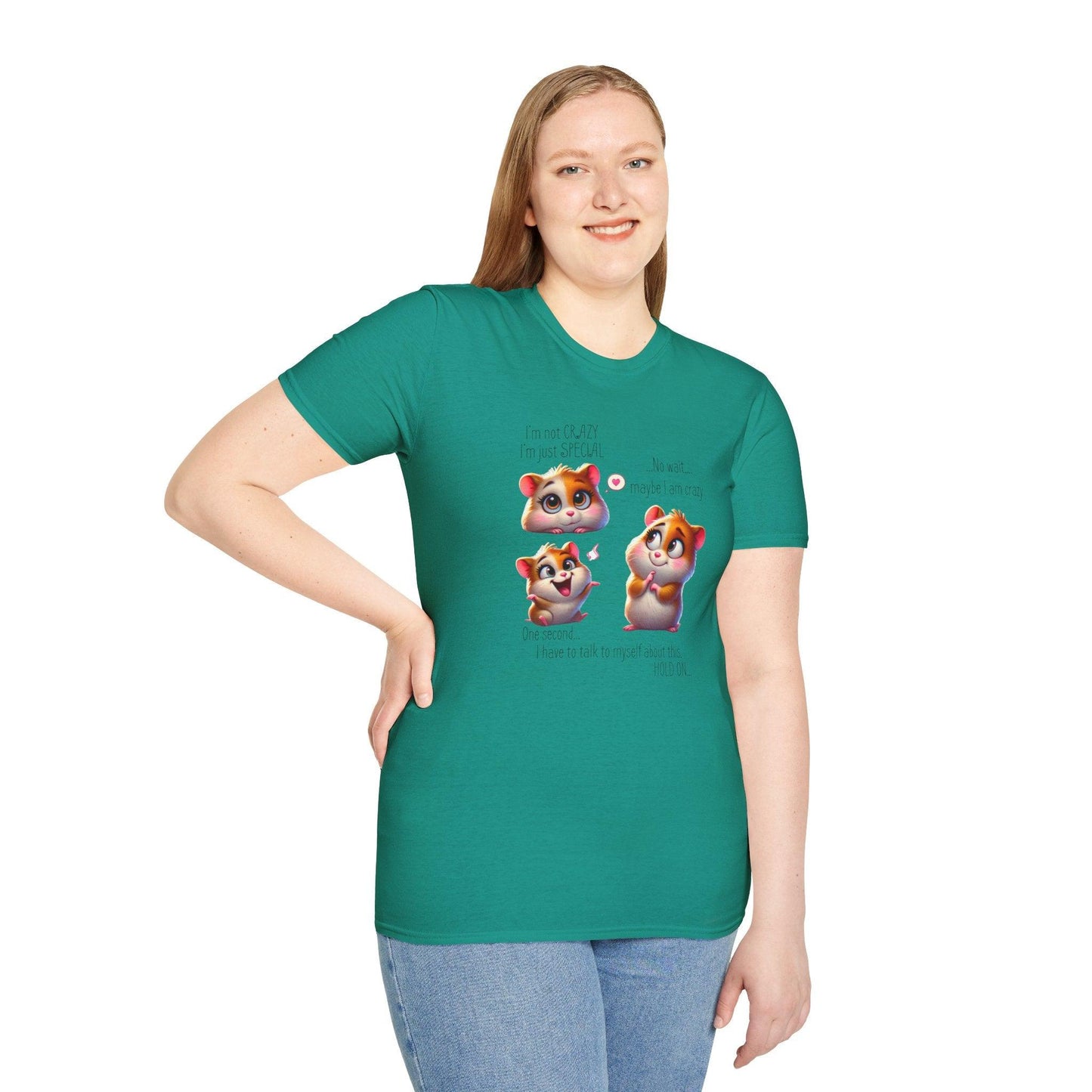 I'm Not Crazy, I'm Just Special Unisex Tee - Embrace Your Quirks!🐹💭 - Whippie's
