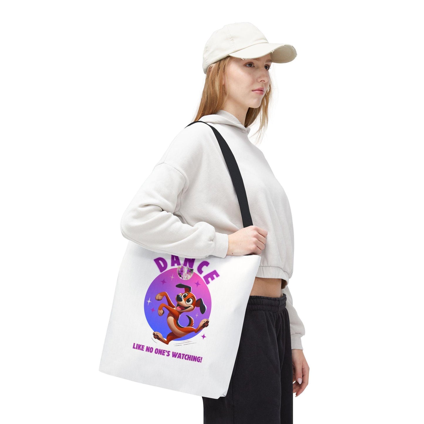 Paw-some Dance Moves Tote Bag - 🐾 Shake Your Tail Feather! 🐾 - Whippie's