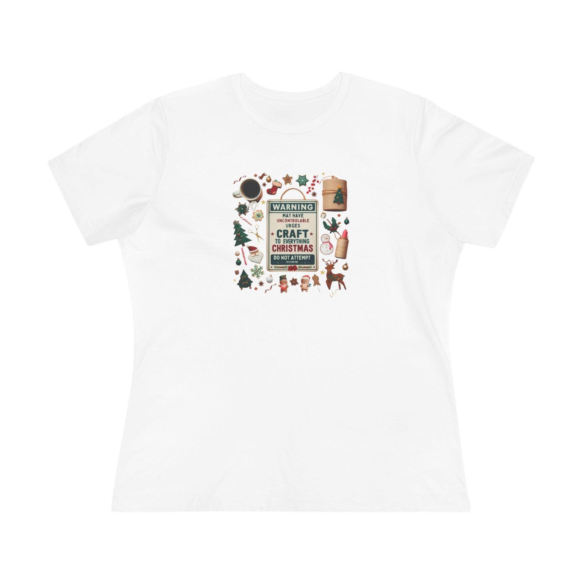 Warning: Uncontrollable Urge to Craft - Women's Softstyle Tee - Whippie's