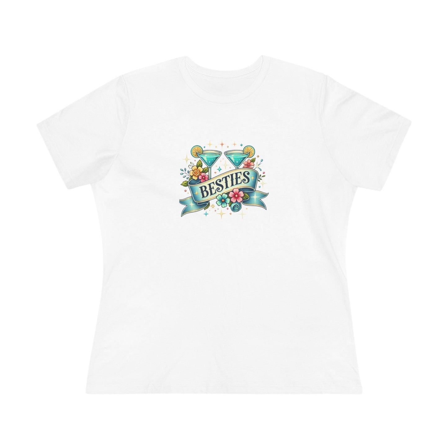 Besties - Two Cocktails - Women's Softstyle Tee - Whippie's