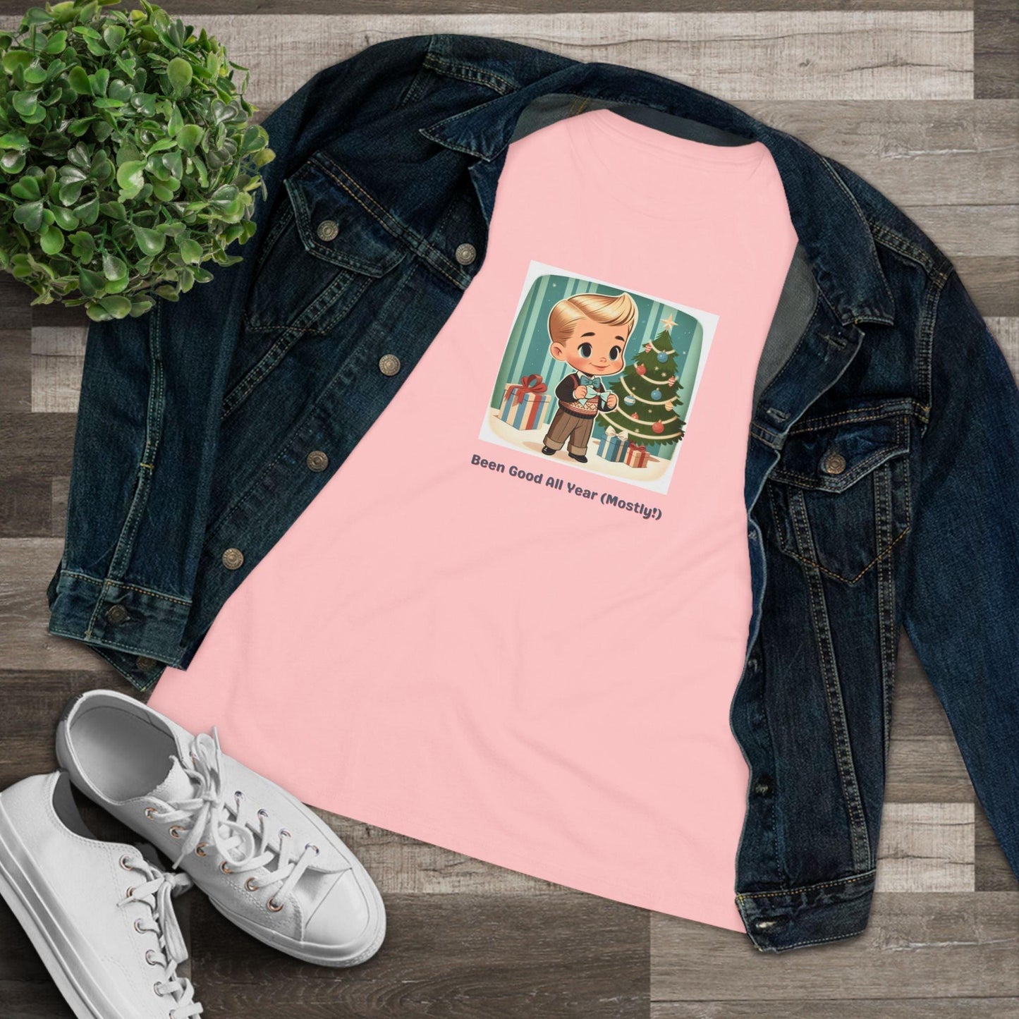 Been Good All Year (Mostly!) - Women's Softstyle Tee - Whippie's