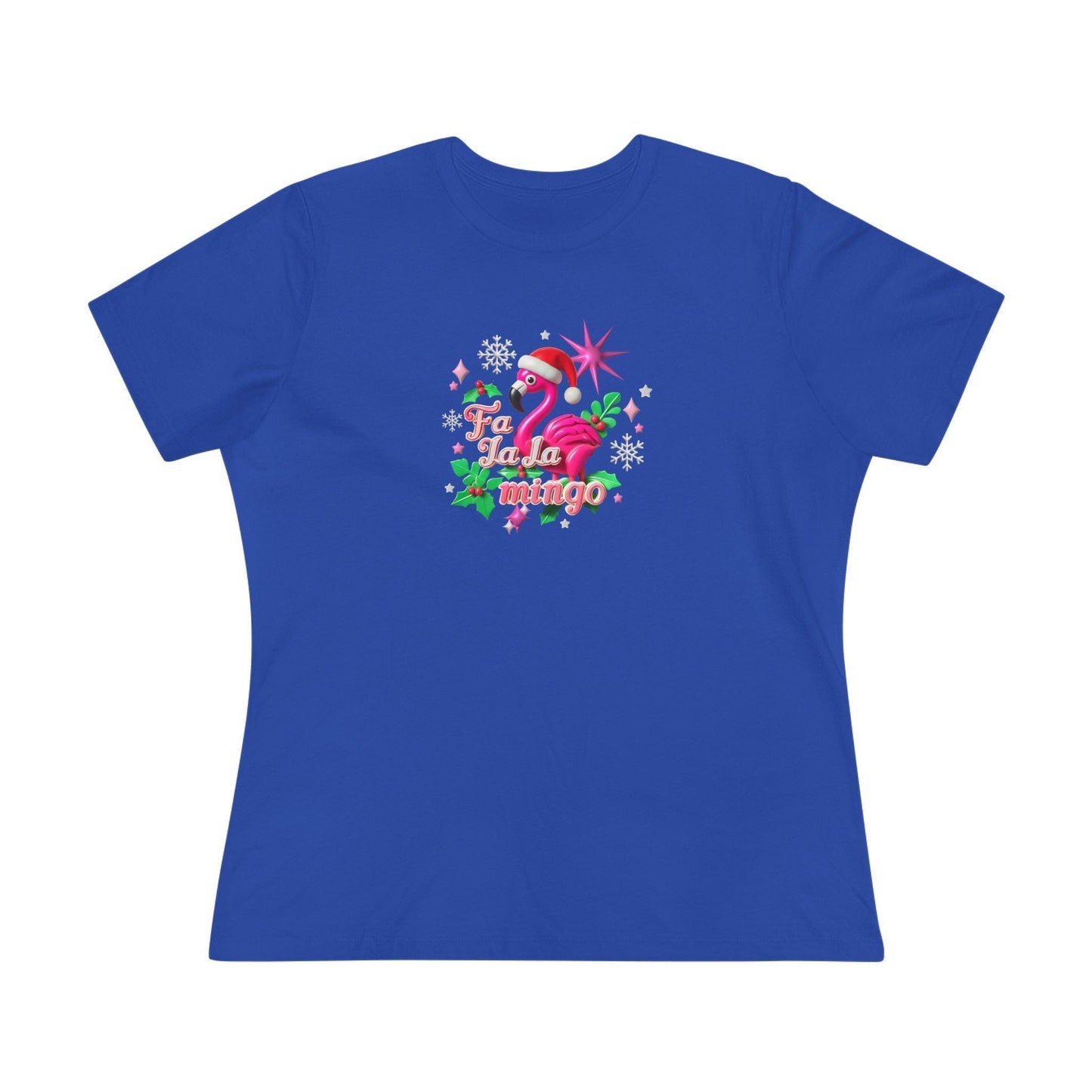 🦩🎅 Fa La La Mingo! ❄️🌟 - Women's Softstyle Tee - Whippie's