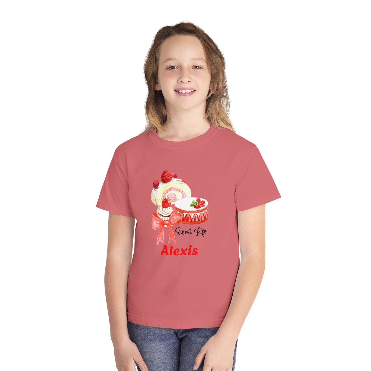 "Sweet Life" Youth Midweight Tee - Personalizable