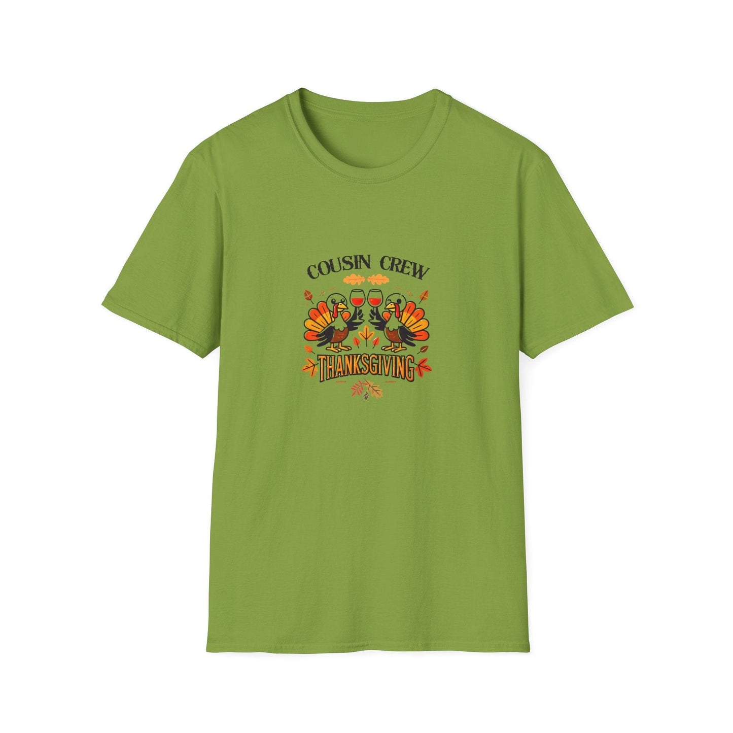 Thanksgiving Cousin Crew - Cheers to the Crew! 🦃🥂🍁 Unisex T-Shirt - Whippie's