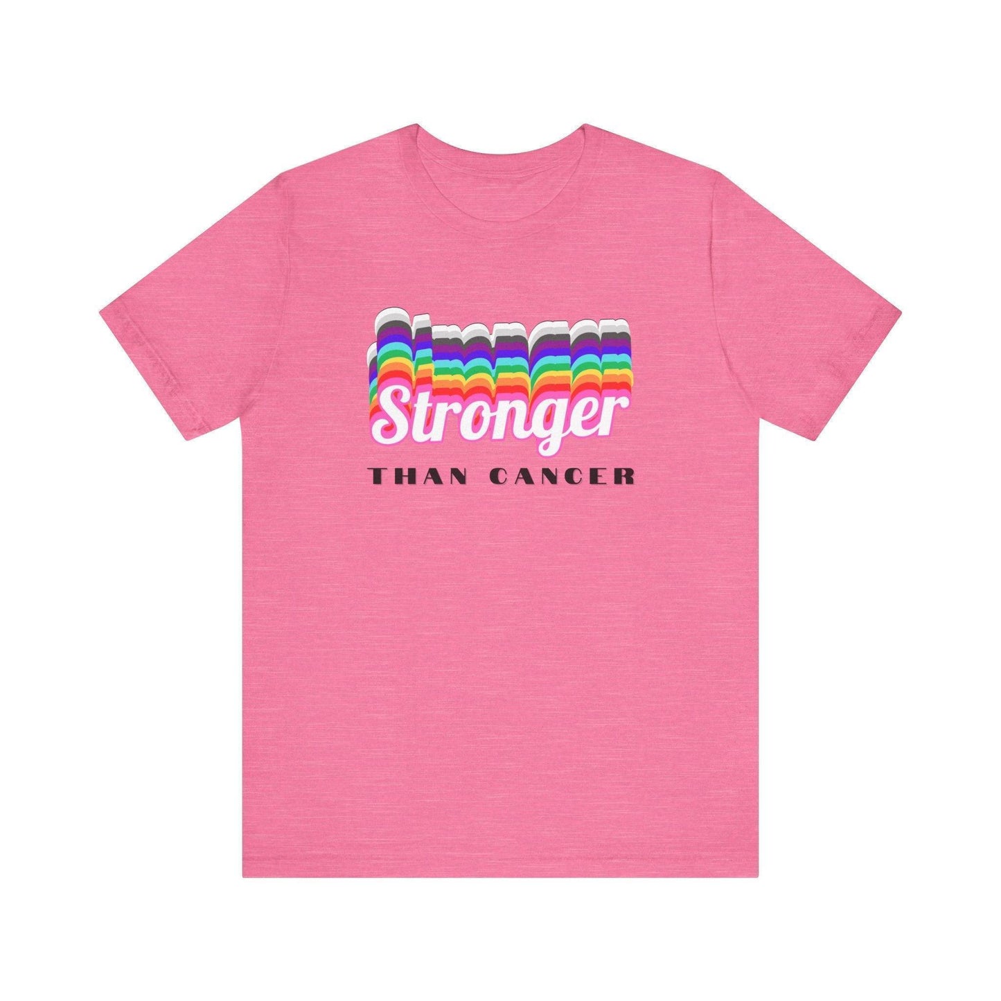 💪 Stronger Than Cancer 🎗️ Unisex Jersey Tee ✨ Show your support, wear your strength. - Whippie's