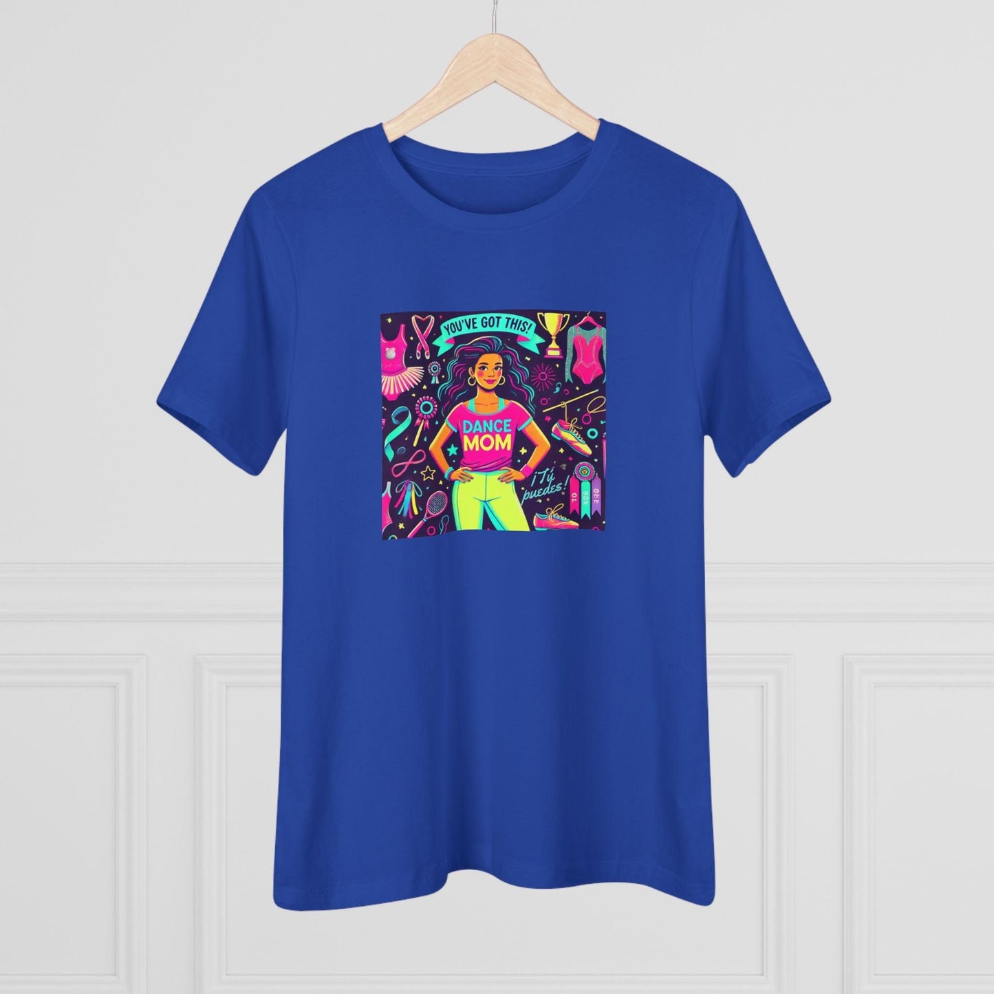 Dance Mom Magic (Latina Mom) - A Colorful Celebration 💃🌈 - Women's Softstyle Tee - Whippie's