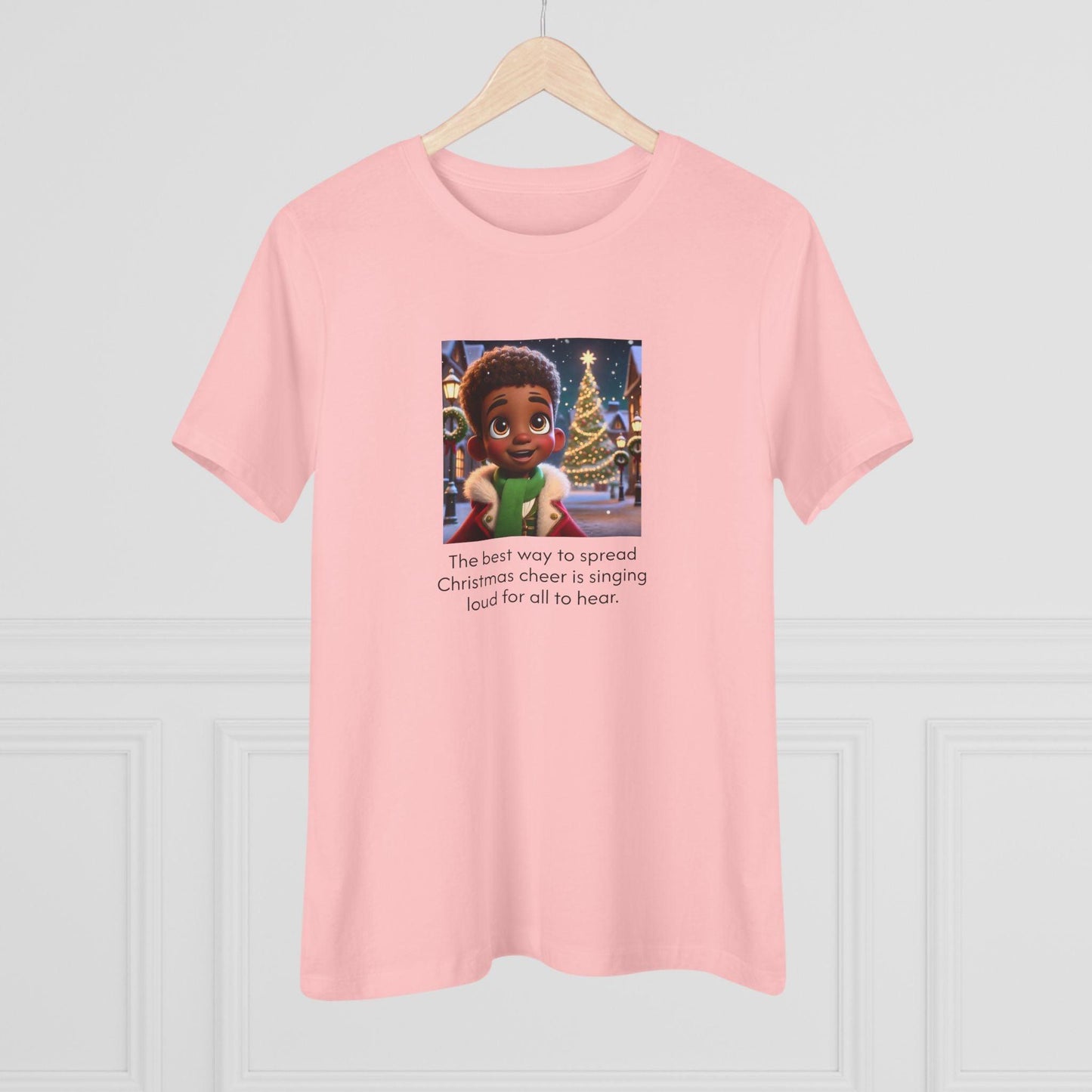 Caroler - Christmas Cheer - Younger BH Boy - Women's Tee - Whippie's