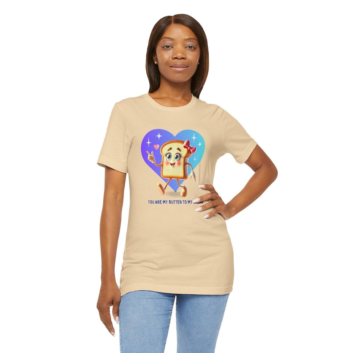 ๐ You're the Butter to My Bread! ๐ง Unisex Jersey Tee โจ The perfect match! - Personalizable - Whippie's
