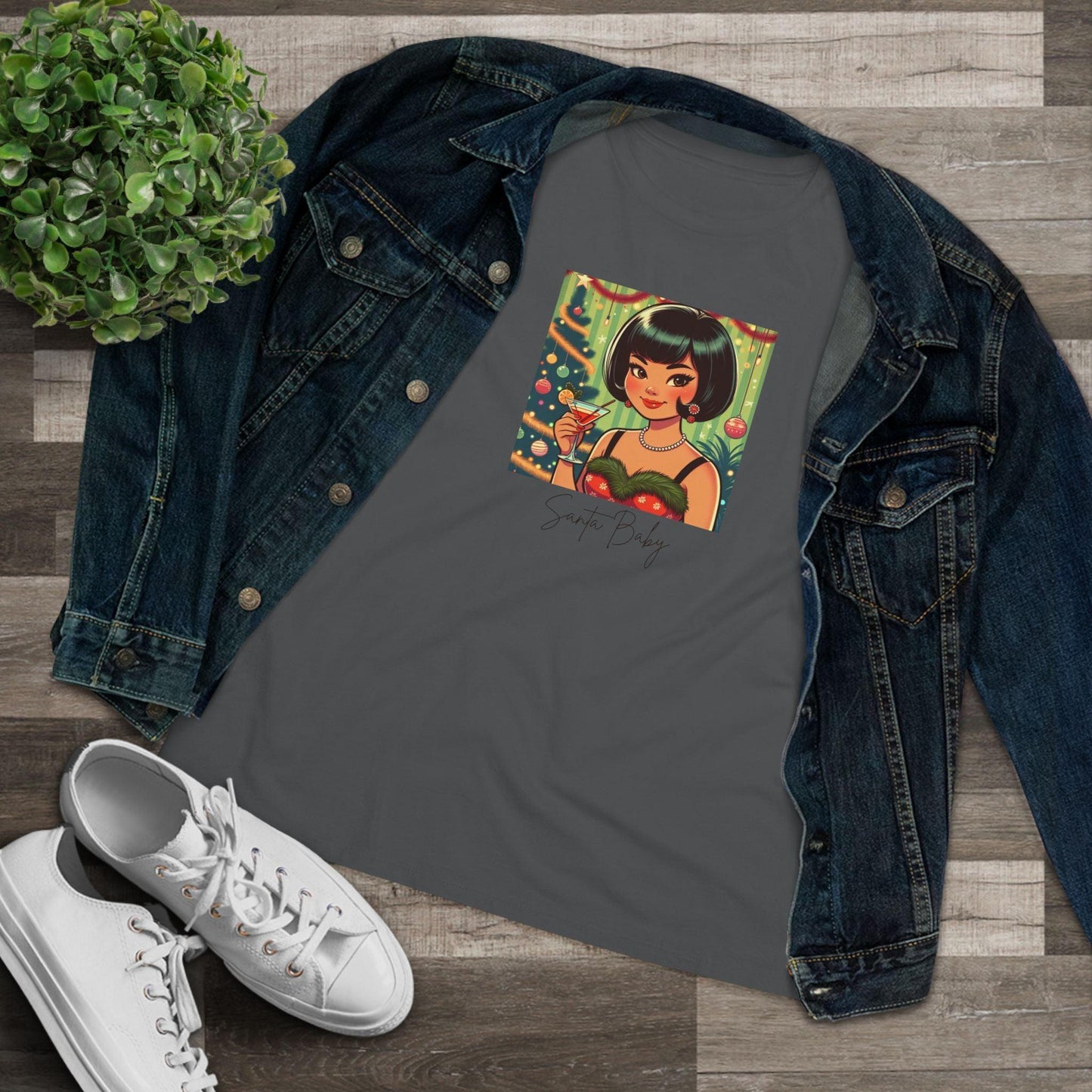 Santa Baby - Women's Softstyle Tee - Whippie's