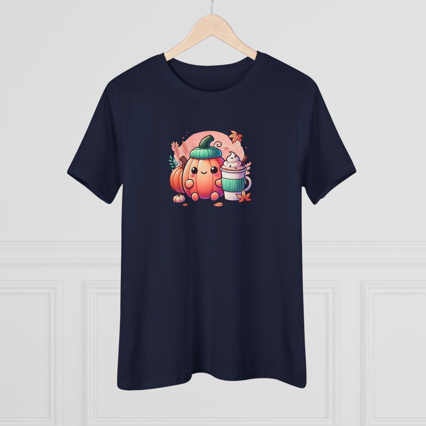 Cute Pumpkin - Pumpkin Spice Latte - Women's Softstyle Tee - Whippie's