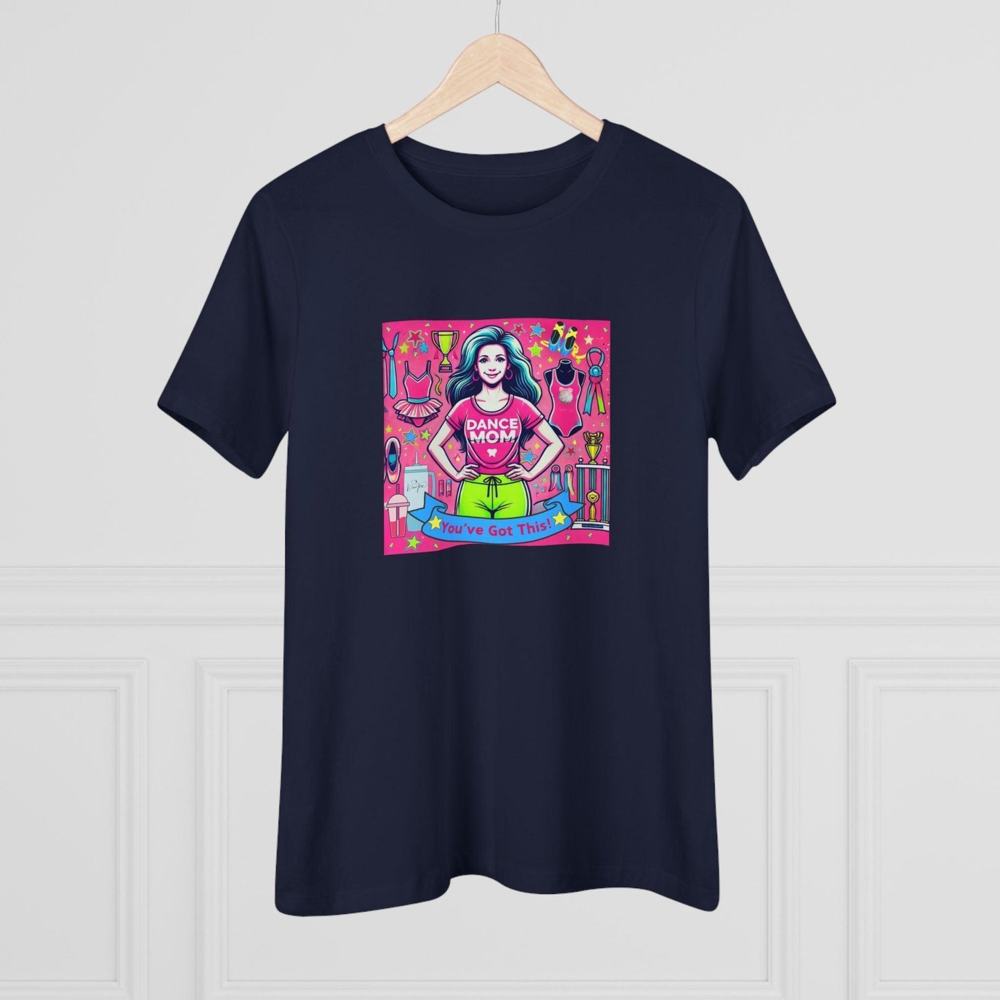 Dance Mom Magic (Brunette Mom) - A Colorful Celebration 🌈 - Women's Softstyle Tee - Whippie's