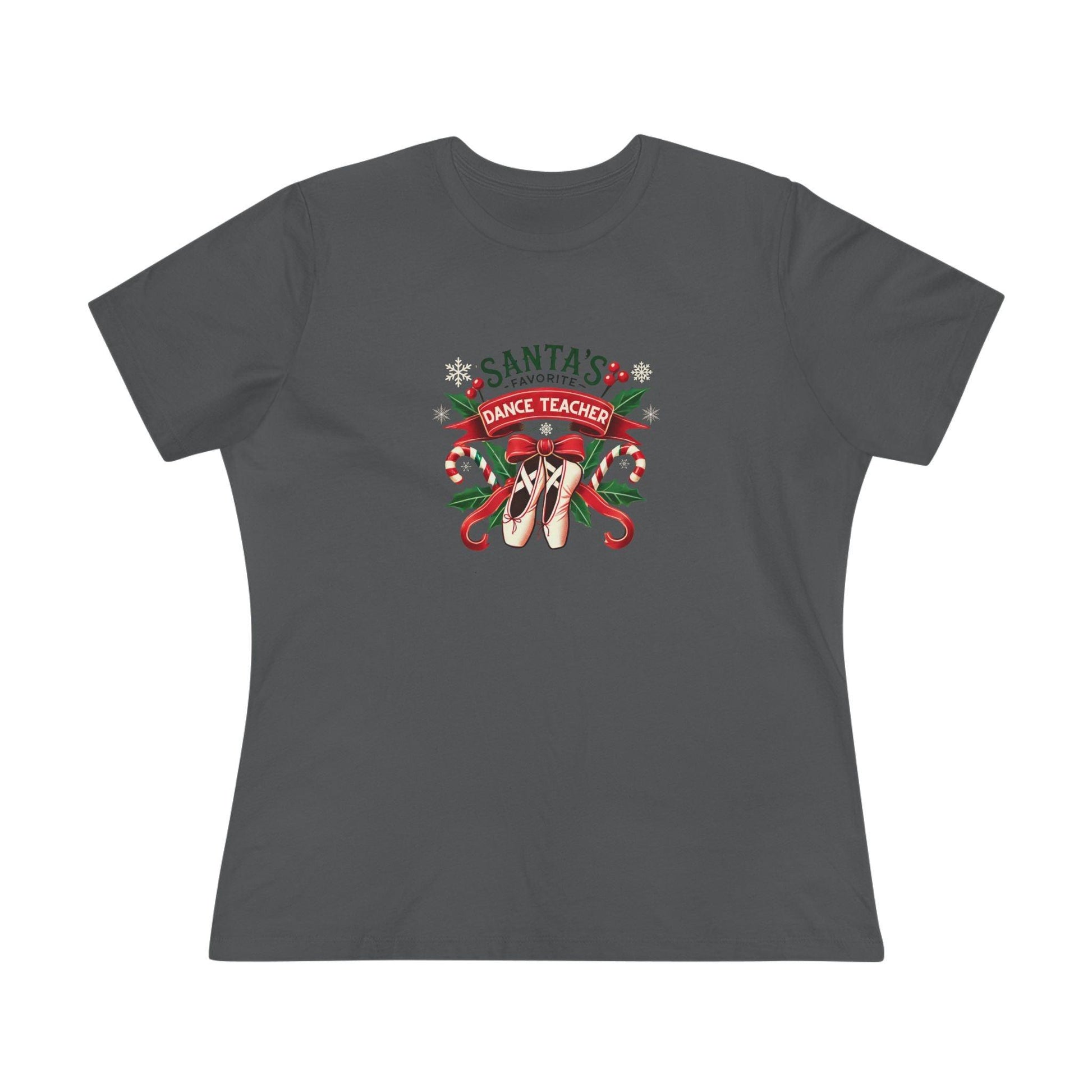 Santa's Favorite Dance Teacher Women's Softstyle Tee - Whippie's