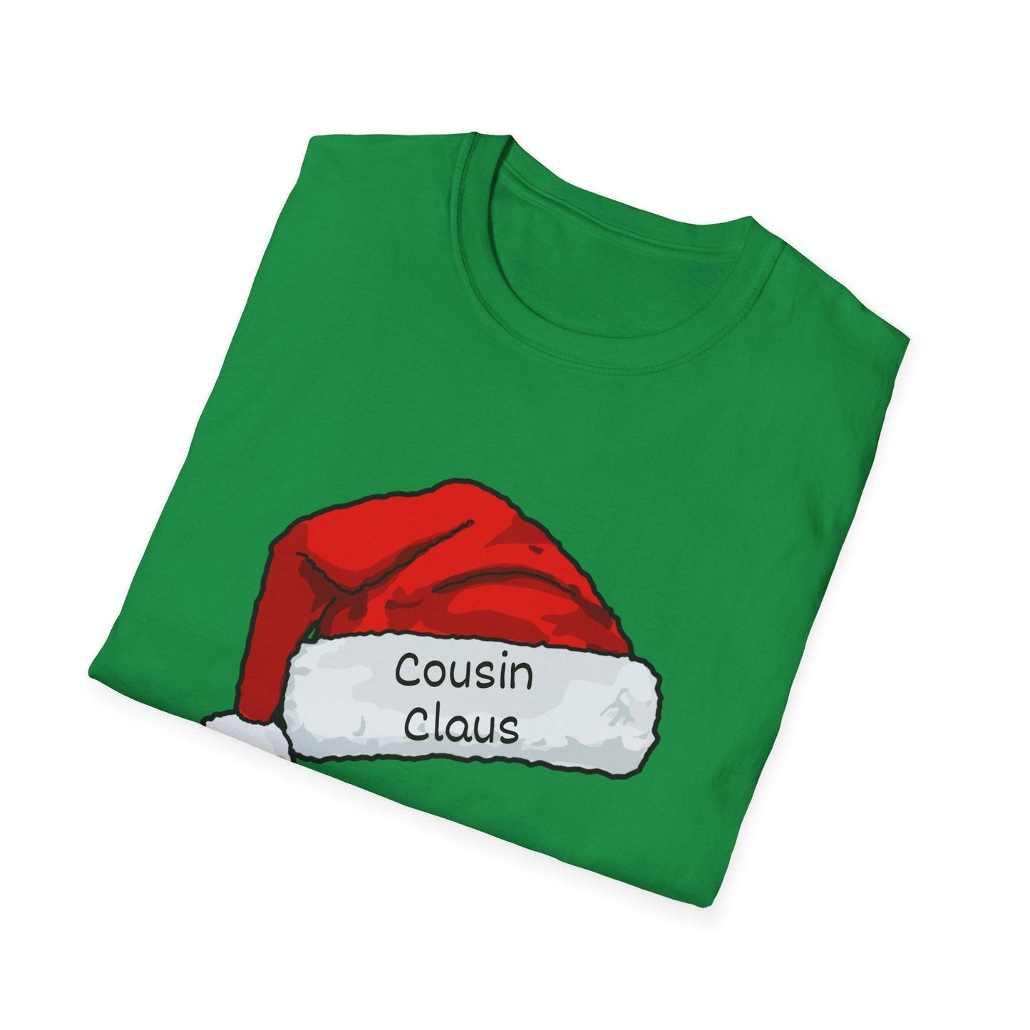 Cousin Claus: The Coolest Santa in Town ๐
- Unisex Softstyle T-shirt - Whippie's