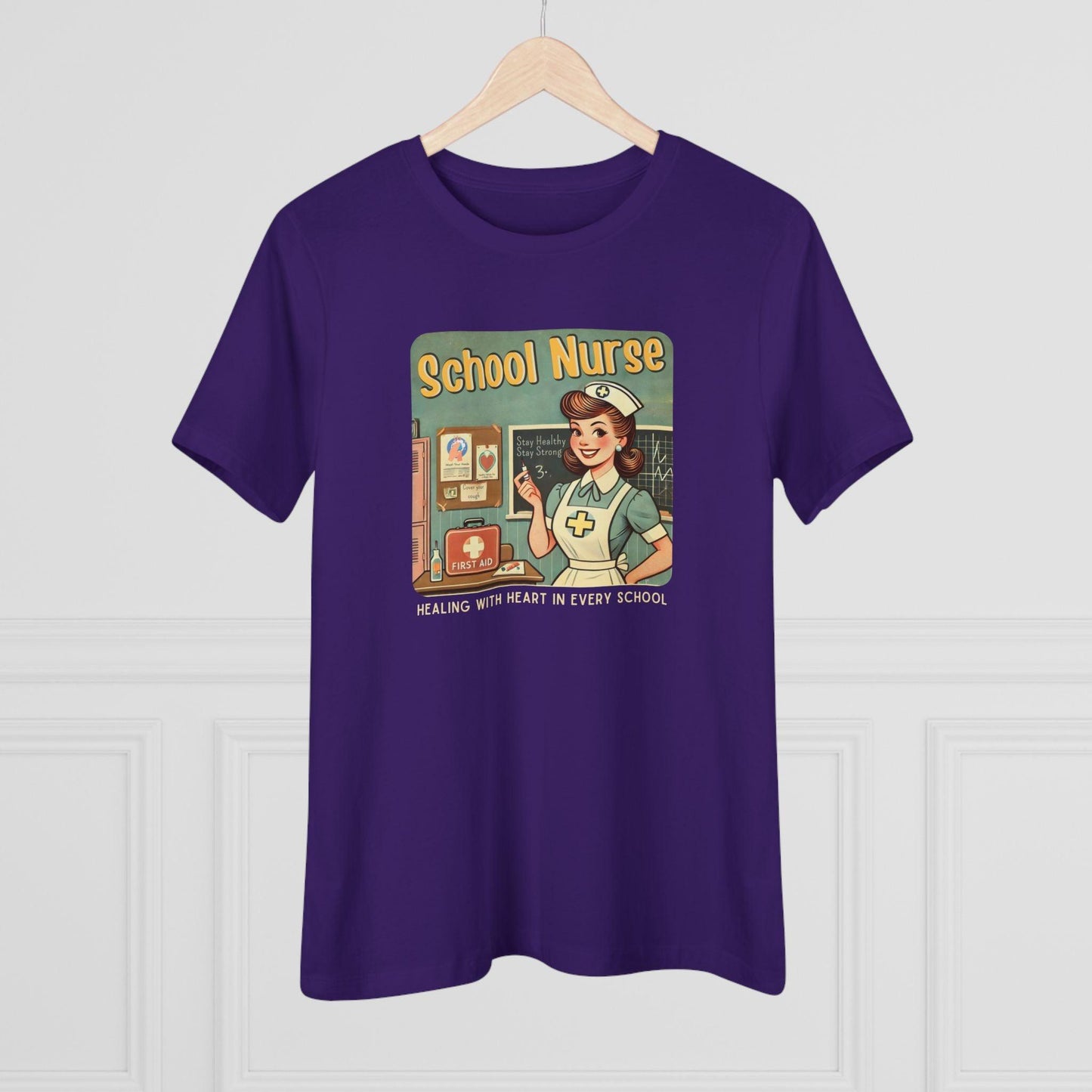 School Nurse Hero Tee - Healing with Heart in Every School 🩺❤️ - Whippie's