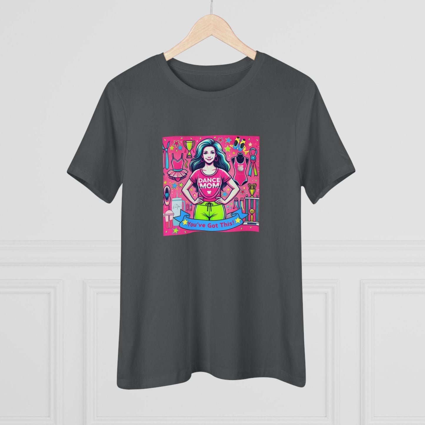 Dance Mom Magic (Brunette Mom) - A Colorful Celebration 🌈 - Women's Softstyle Tee - Whippie's