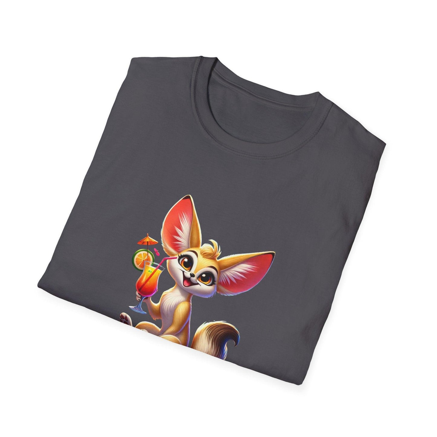Fennec Fox Cocktail - Cheers to Good Times and Smiles! š¦šø Unisex T-shirt - Whippie's