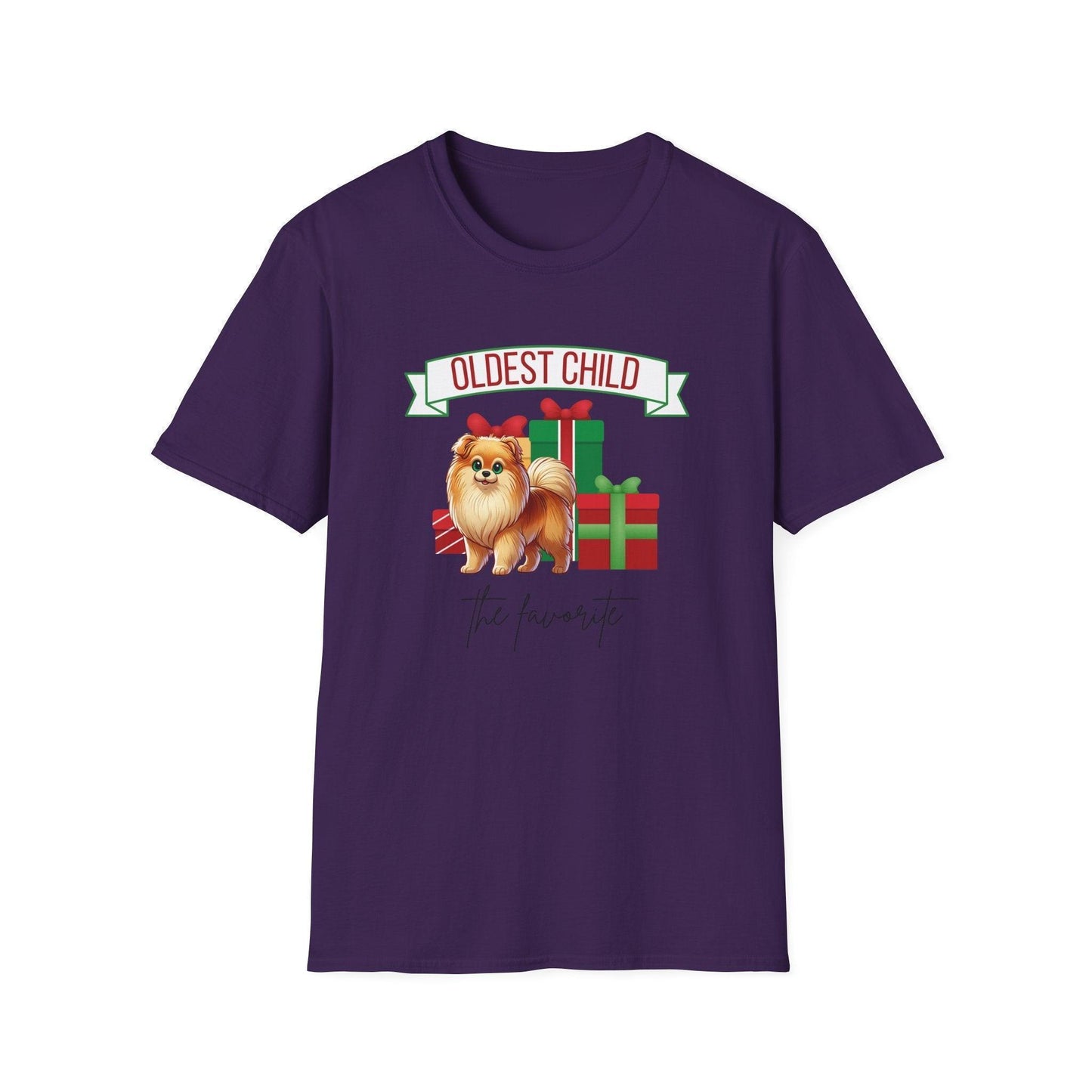 Oldest Child, The Favorite 🎁🐶 Pomeranian - Unisex Tee! 🎁👑 - Whippie's