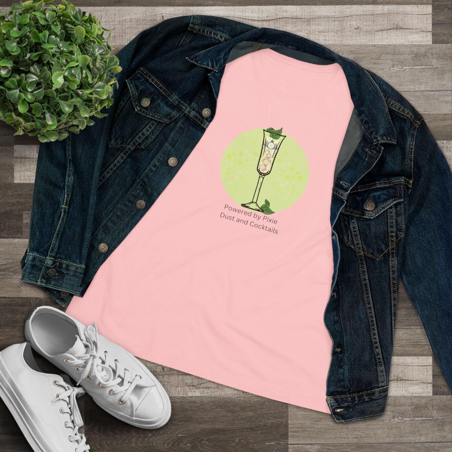 Drinking Around the World: Powered by Pixie Dust and Cocktails Women's Tee - Whippie's
