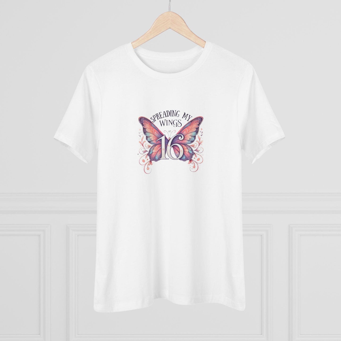 Spread My Wings at 16 - Soaring into a New Chapter 🦋 - Women's Softstyle Tee - Whippie's