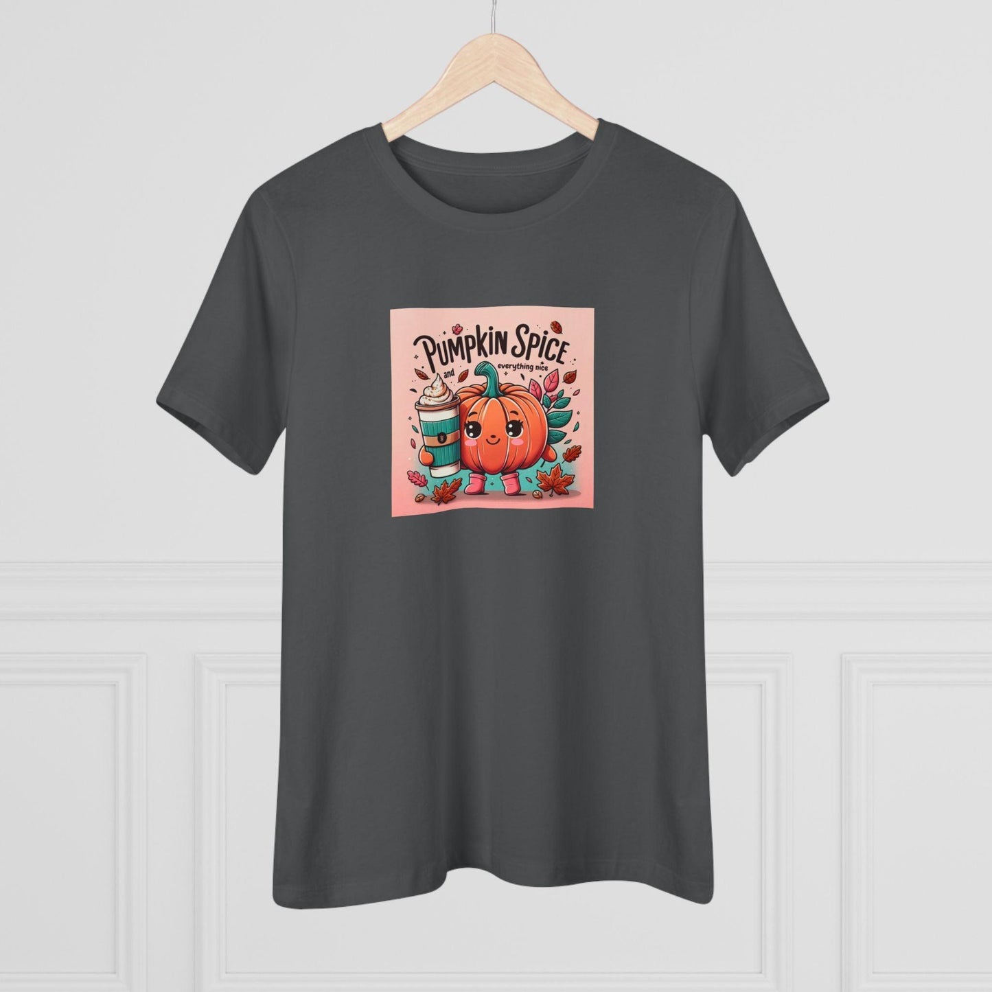 Cute Pumpkin: Pumpkin Spice and Everything Nice - Women's Softstyle Tee - Whippie's