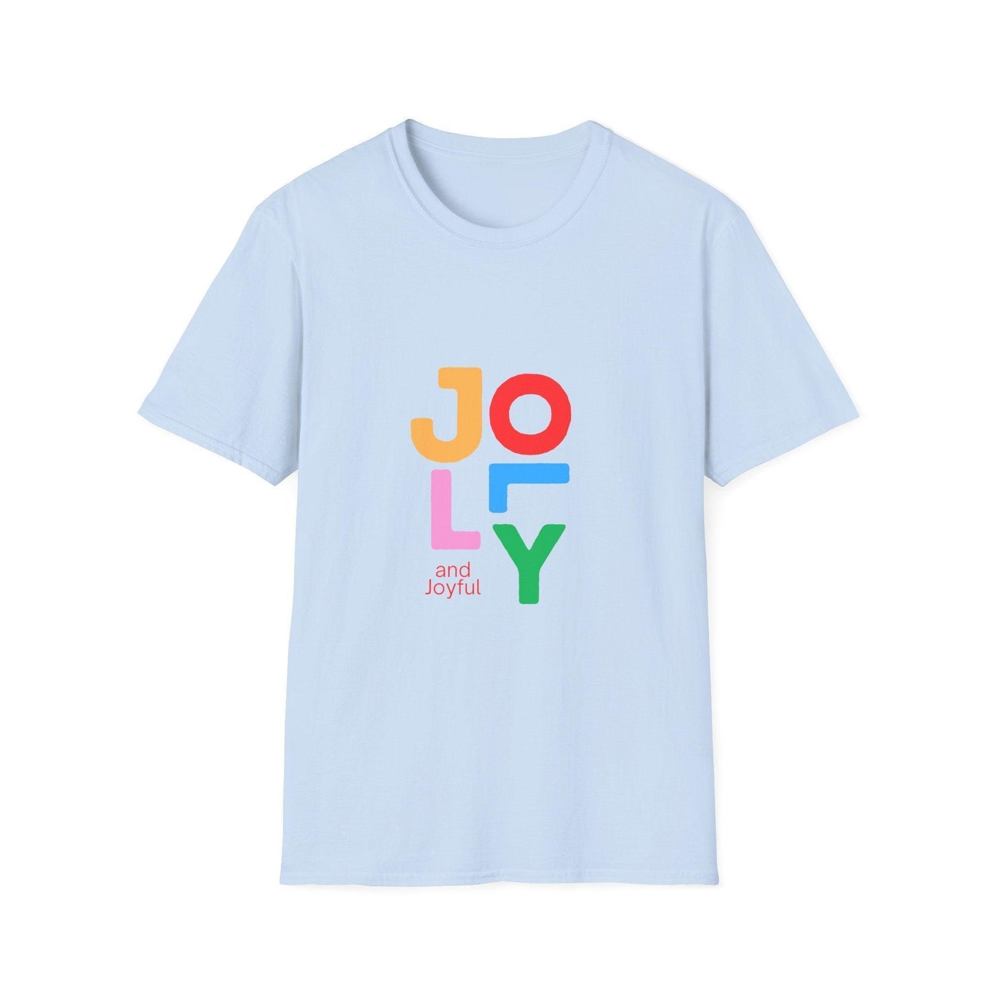 Jolly & Joyful: A Christmas Explosion of Cheer 🎄🎉- Unisex Softstyle T-shirt - Whippie's