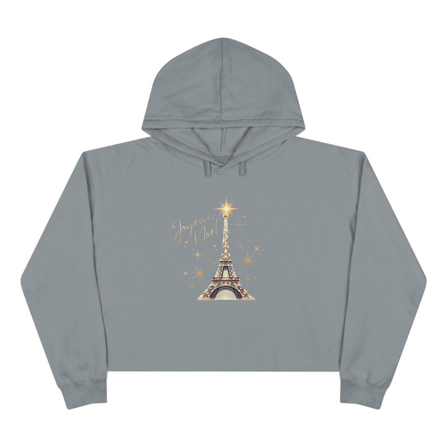 ✨ Joyeux Noël - Women's Cropped Hoodie 🗼 - Whippie's
