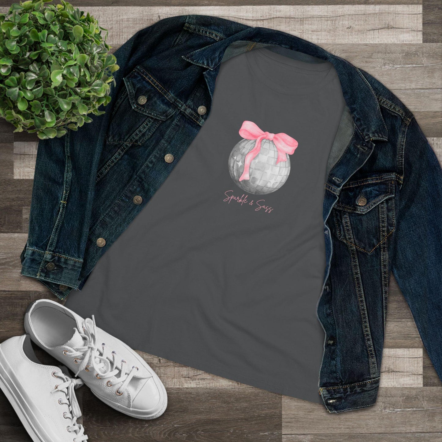 Sparkle & Shine Disco Ball Women's Softstyle Tee - Dance the Night Away! ✨ - Whippie's