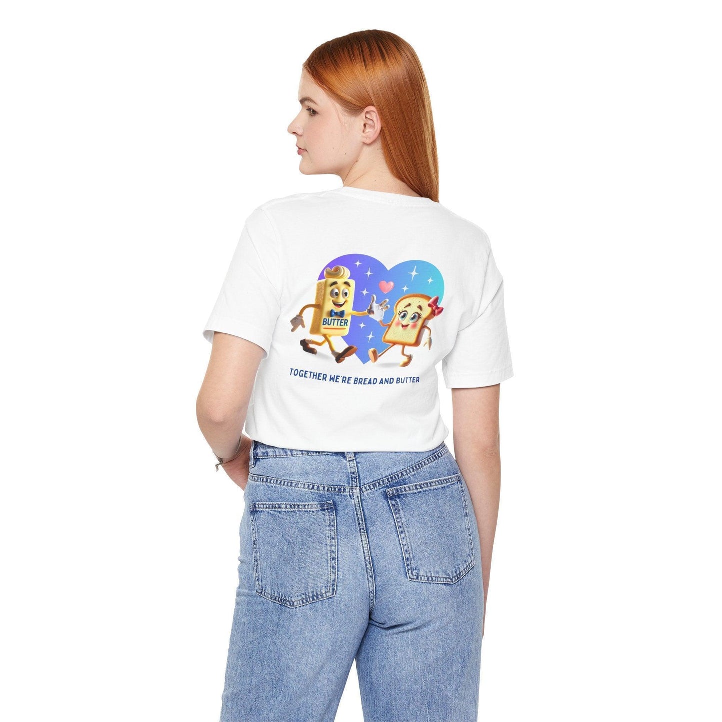 ๐ You're the Butter to My Bread! ๐ง Unisex Jersey Tee โจ The perfect match! - Personalizable - Whippie's