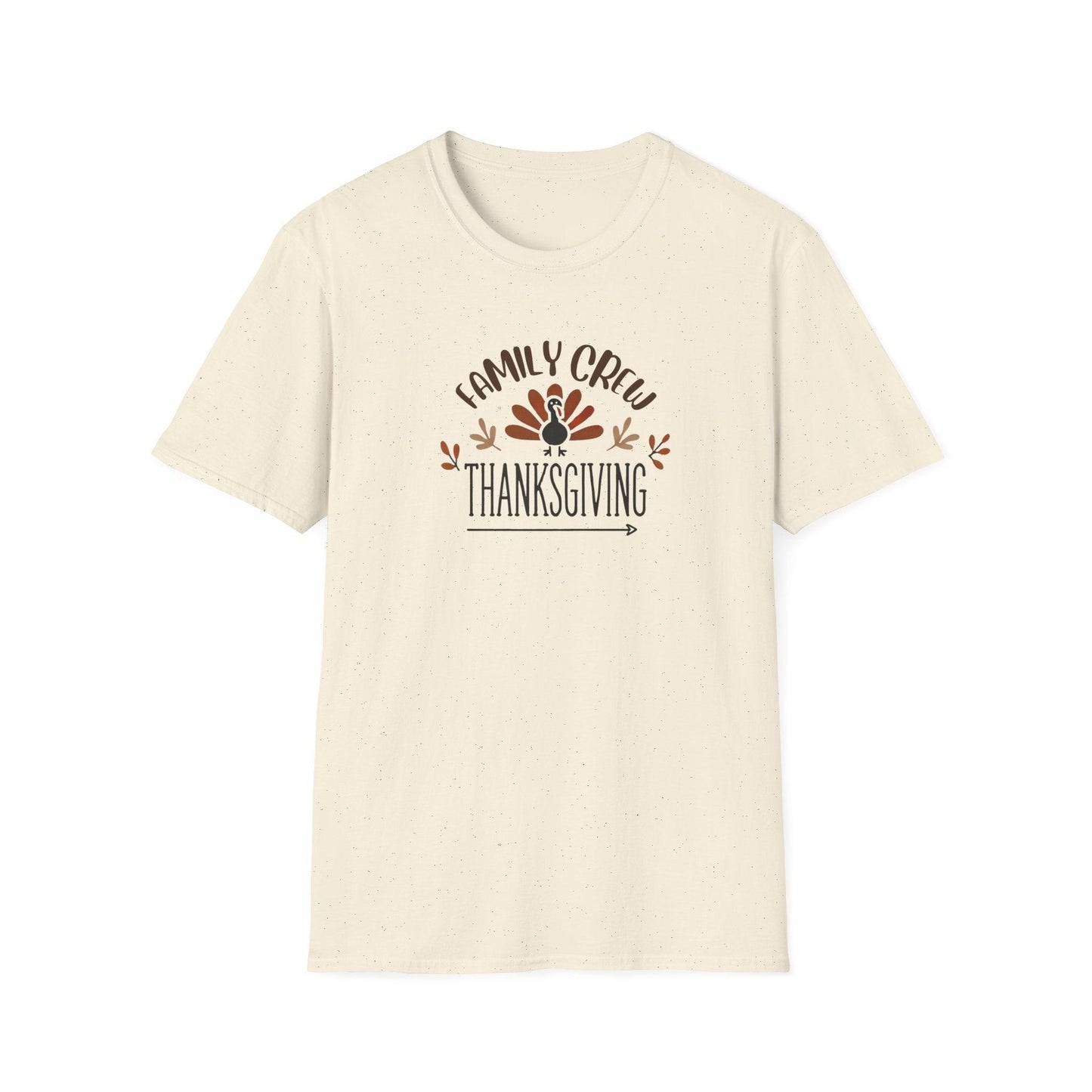 Thanksgiving Family Crew - Gobble 'Til You Wobble with Your Favorite Crew! 🦃🍁 Unisex T-Shirt - Whippie's