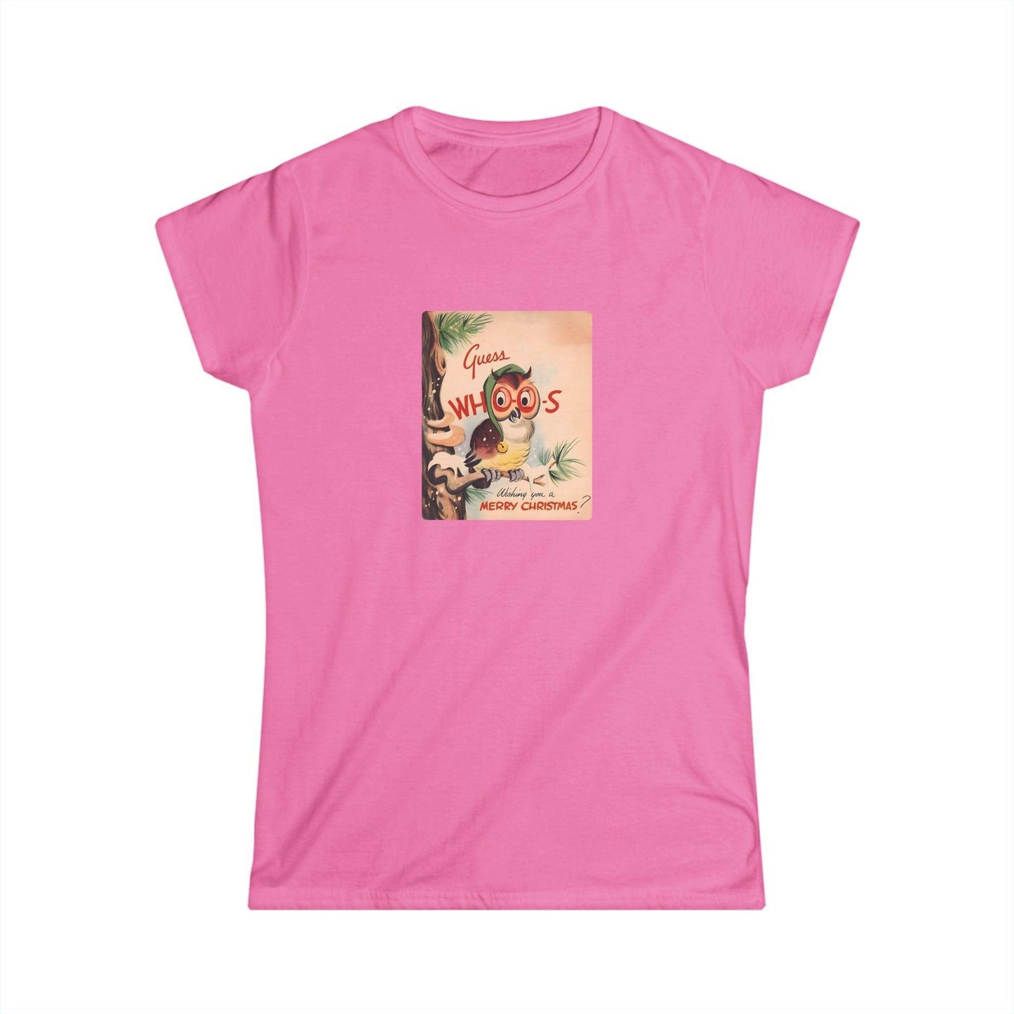 Guess Whoos Wishing you a Merry Christmas - Women's Tee - Whippie's
