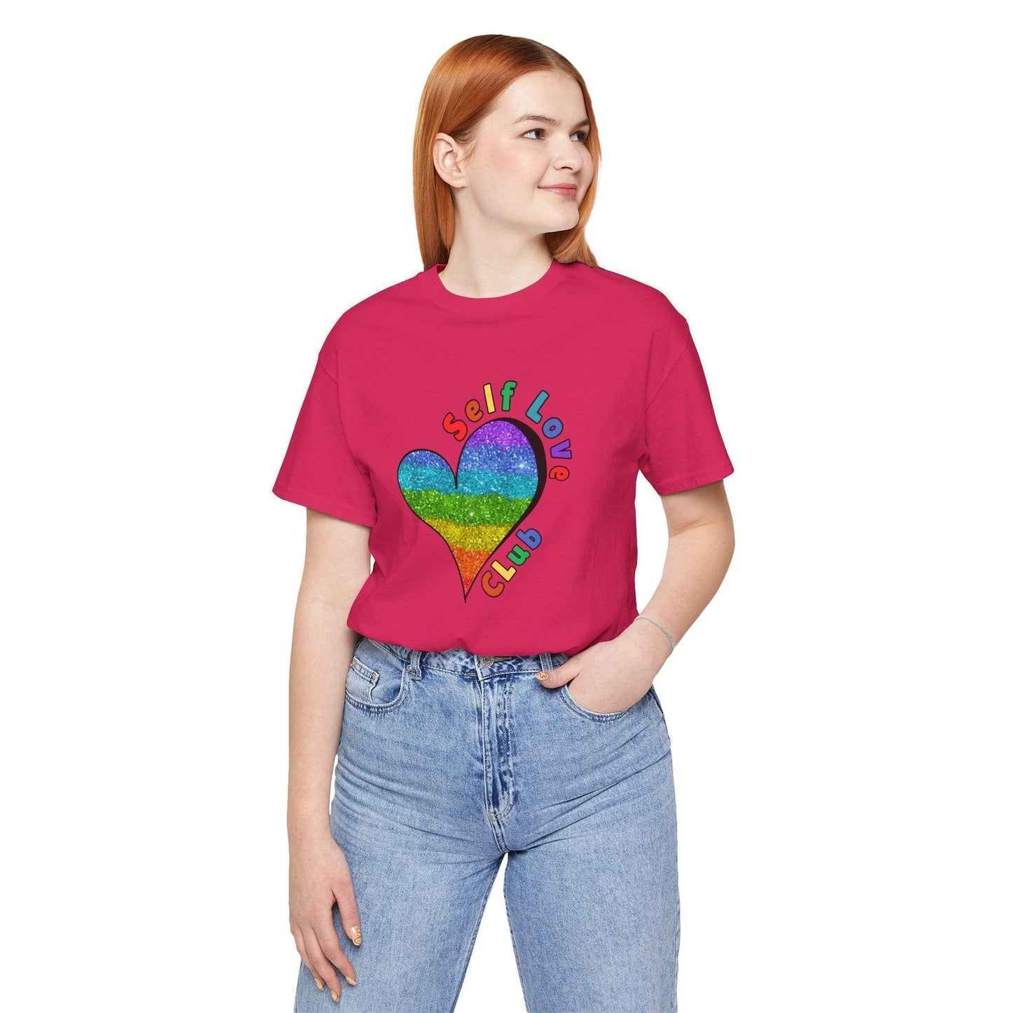 ❤️🔥 Self Love Club 🌈 Unisex Tee ✨ Join the club, love yourself! - Whippie's