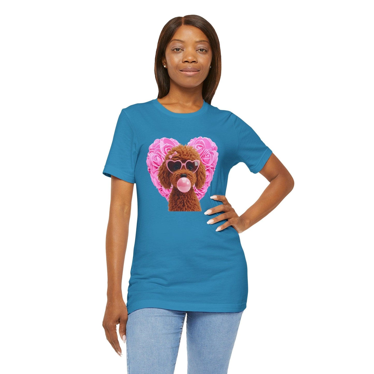 Doodle Love Unisex Jersey Tee - 💖 Cuteness Overload! 💖 - Whippie's