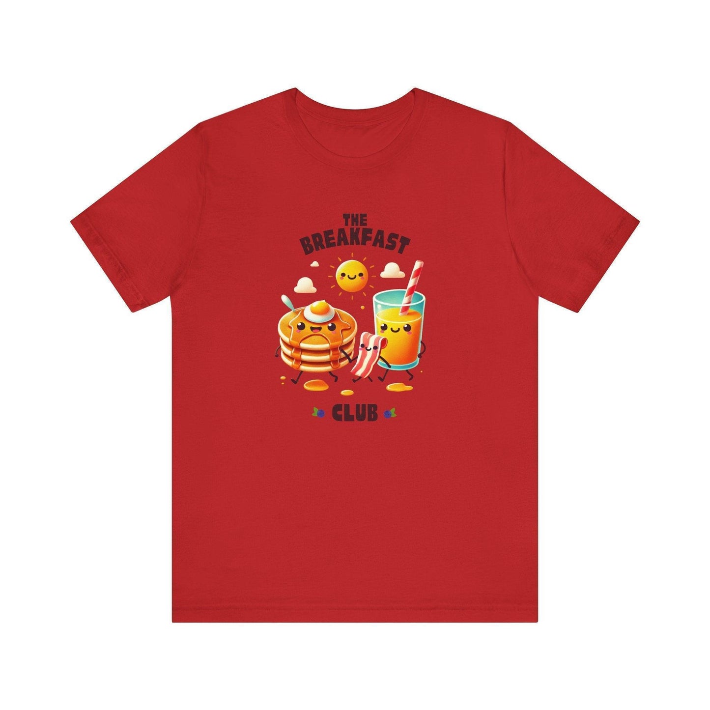 🥞 Breakfast Club 🍳 Unisex Jersey Tee ☀️ Rise and shine, breakfast time! - Whippie's