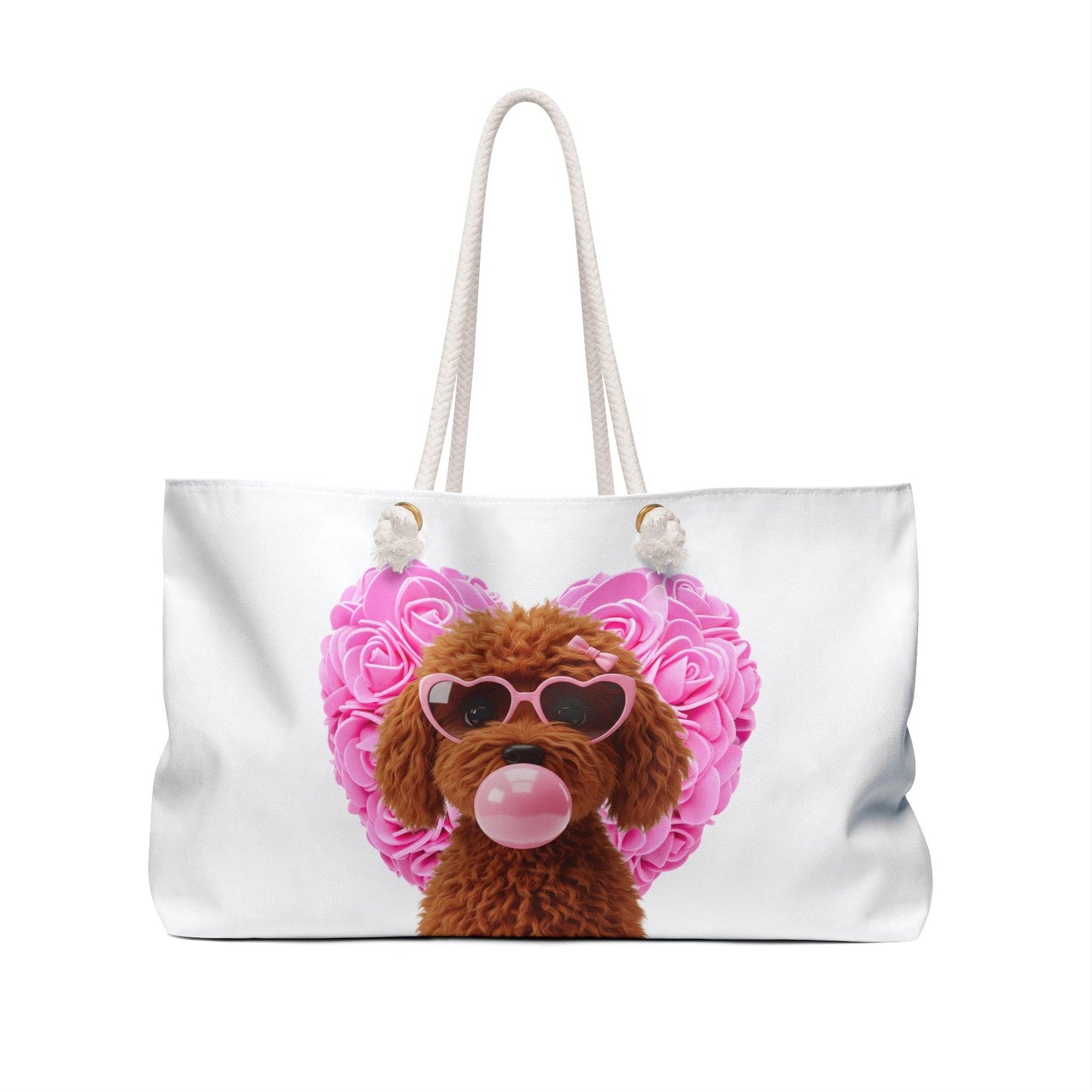 Doodle Love Weekender Tote Bag - ๐ Carry Your Cuteness with Style! ๐ - Whippie's