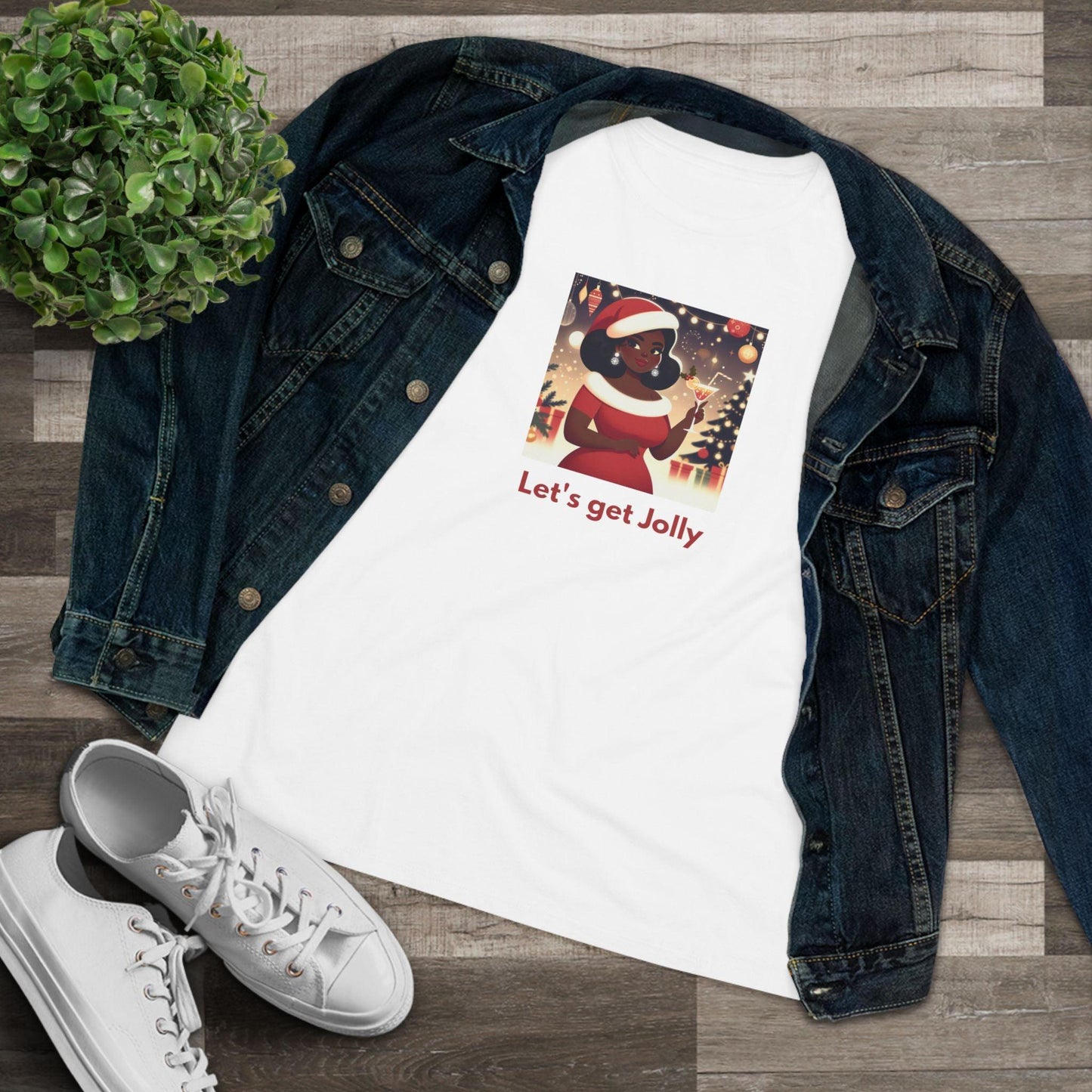 Let's Get Jolly - Women's Softstyle Tee - Whippie's