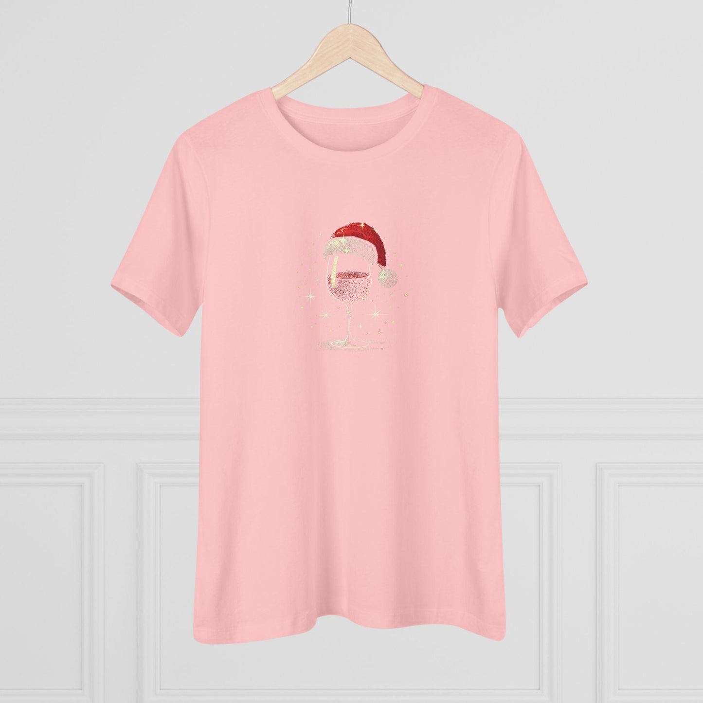 Wine & Christmas Cheer- Women's Softstyle Tee - Whippie's