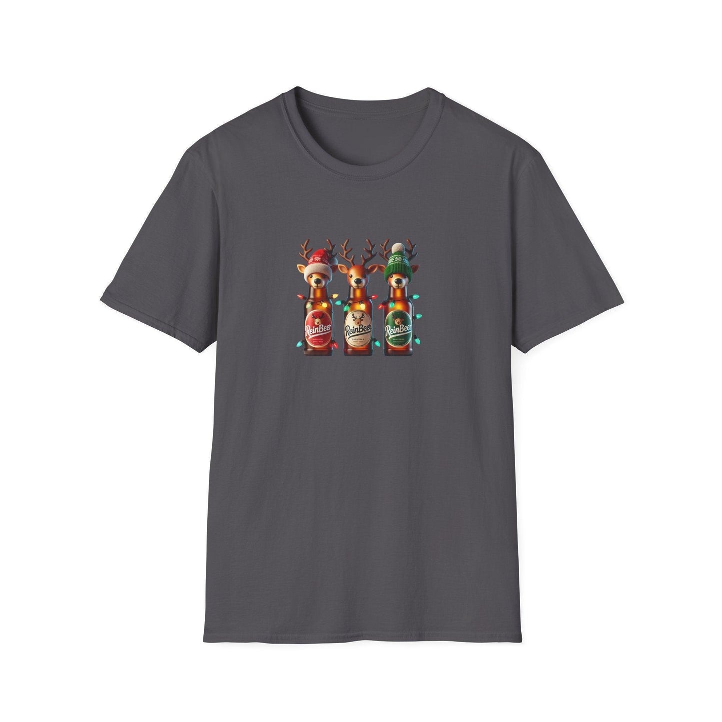 Reinbeer: The 🍻 Official Beverage of the Reindeer Games 🦌 - Unisex Softstyle T-shirt - Whippie's