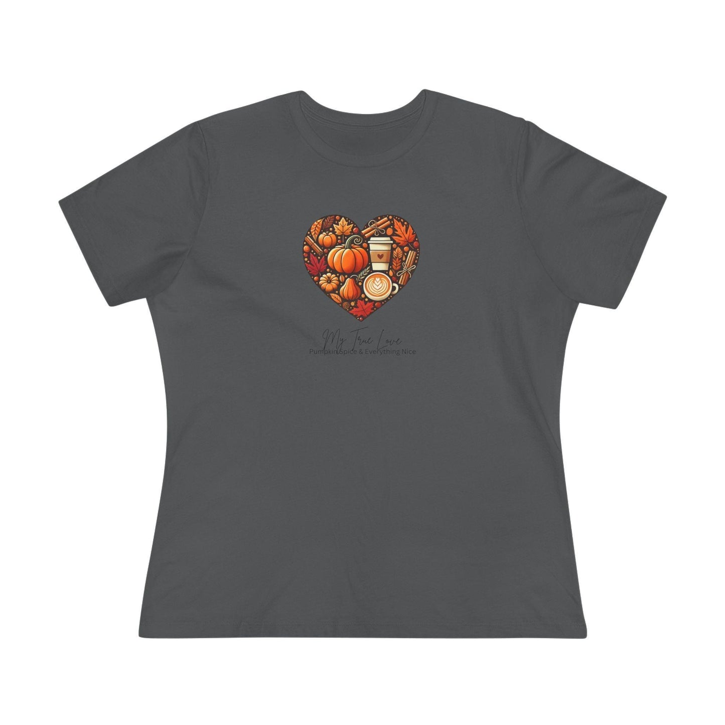 My True Love, Pumpkin Spice and Everything Nice - Women's Softstyle Tee - Whippie's