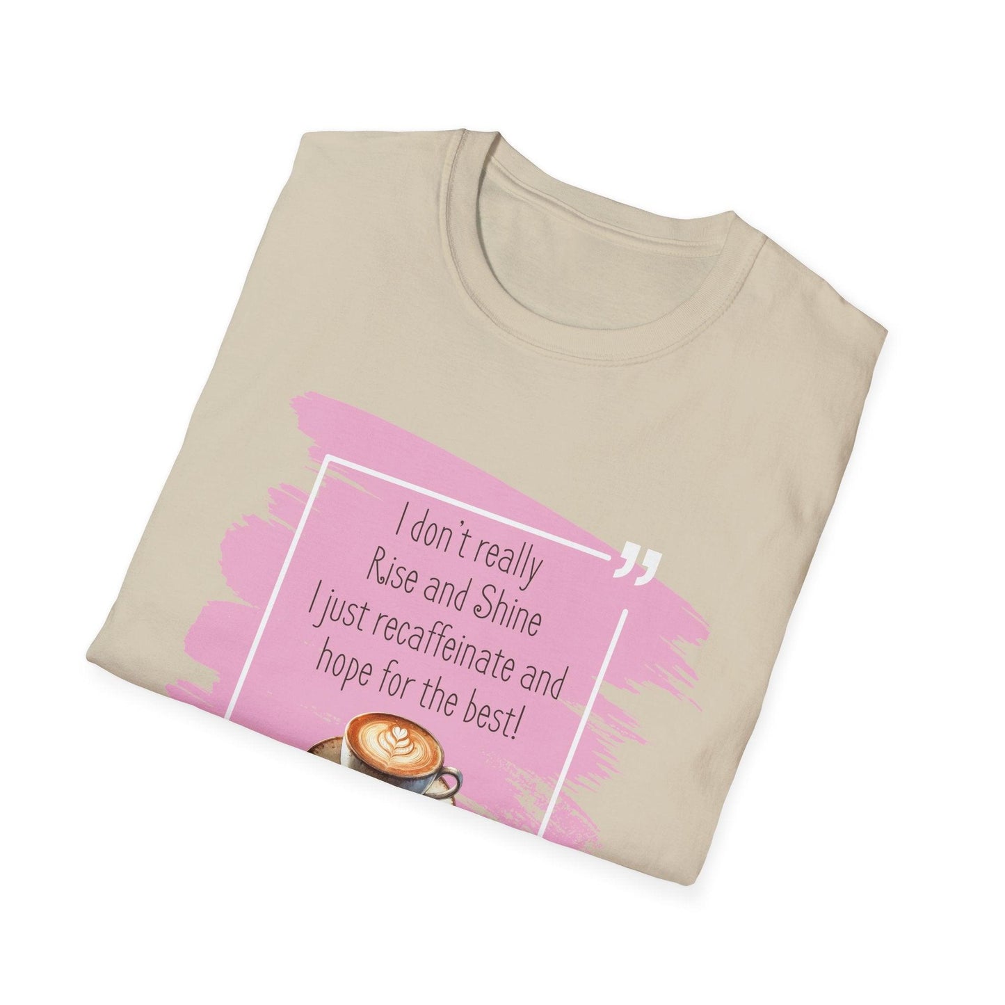 Recaffeinate & Hope Unisex Tee - But First, Coffee! ☕️💖 - Whippie's