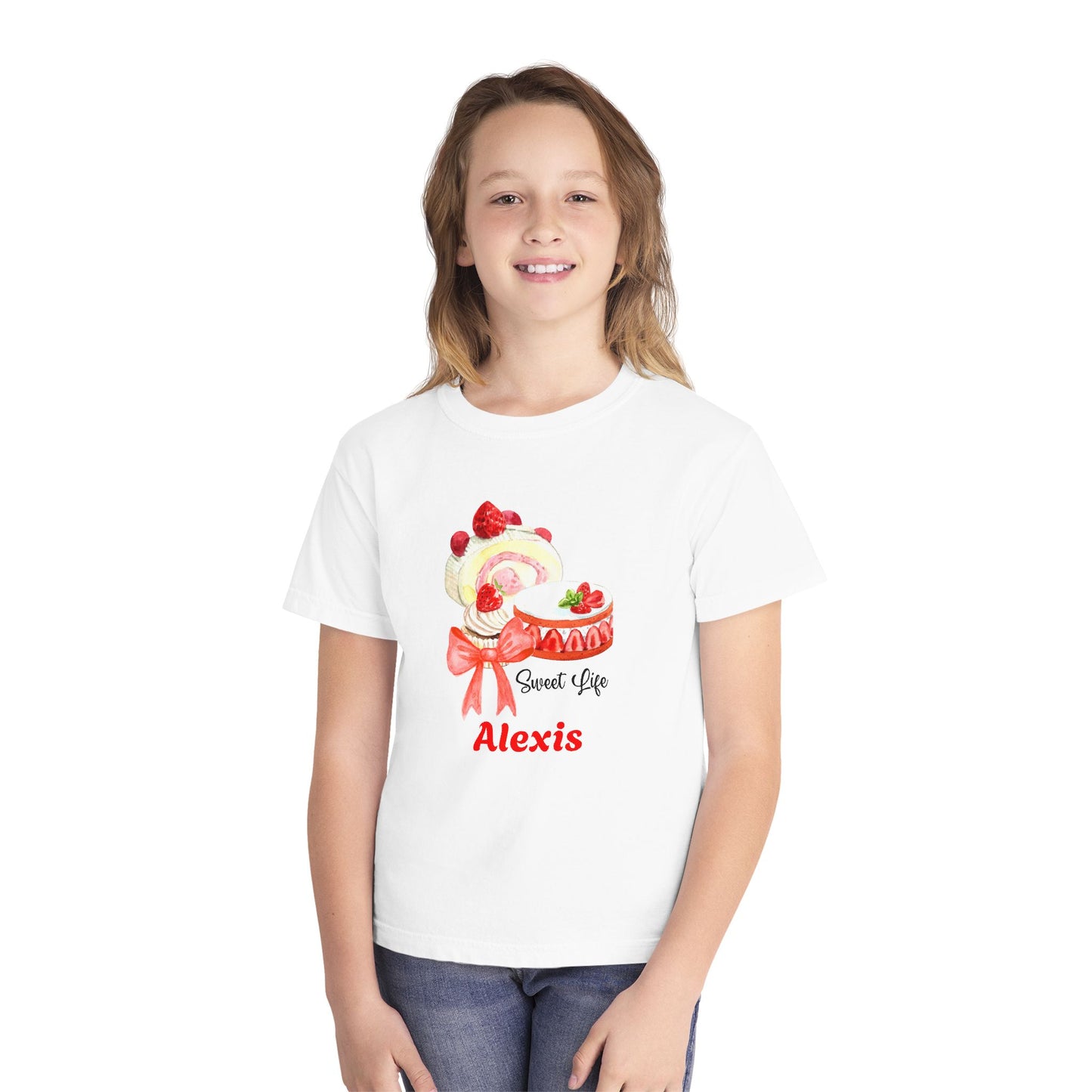 "Sweet Life" Youth Midweight Tee - Personalizable
