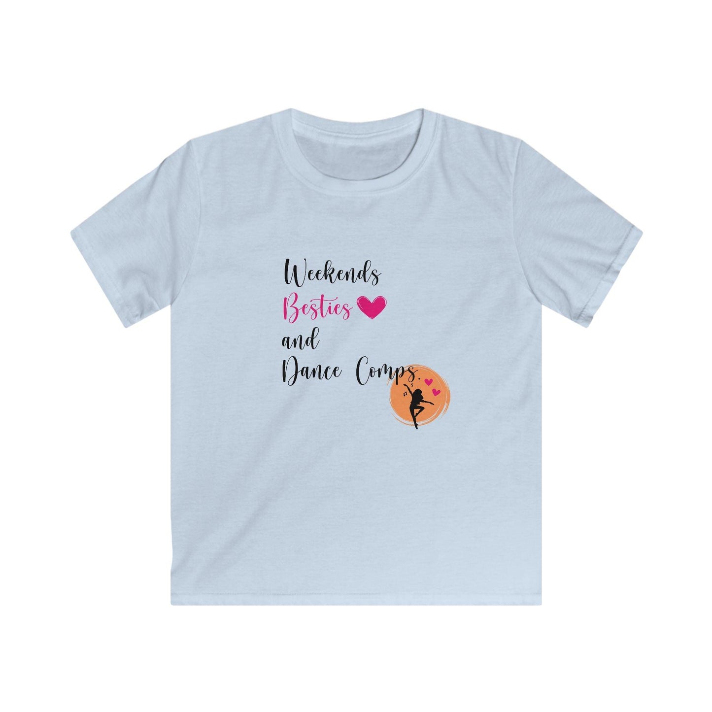 Weekends, Besties, & Dance Comps Youth Tee - 👯♀️💖 Dance Friends Make the Best Friends! 💖👯♀️ - Whippie's