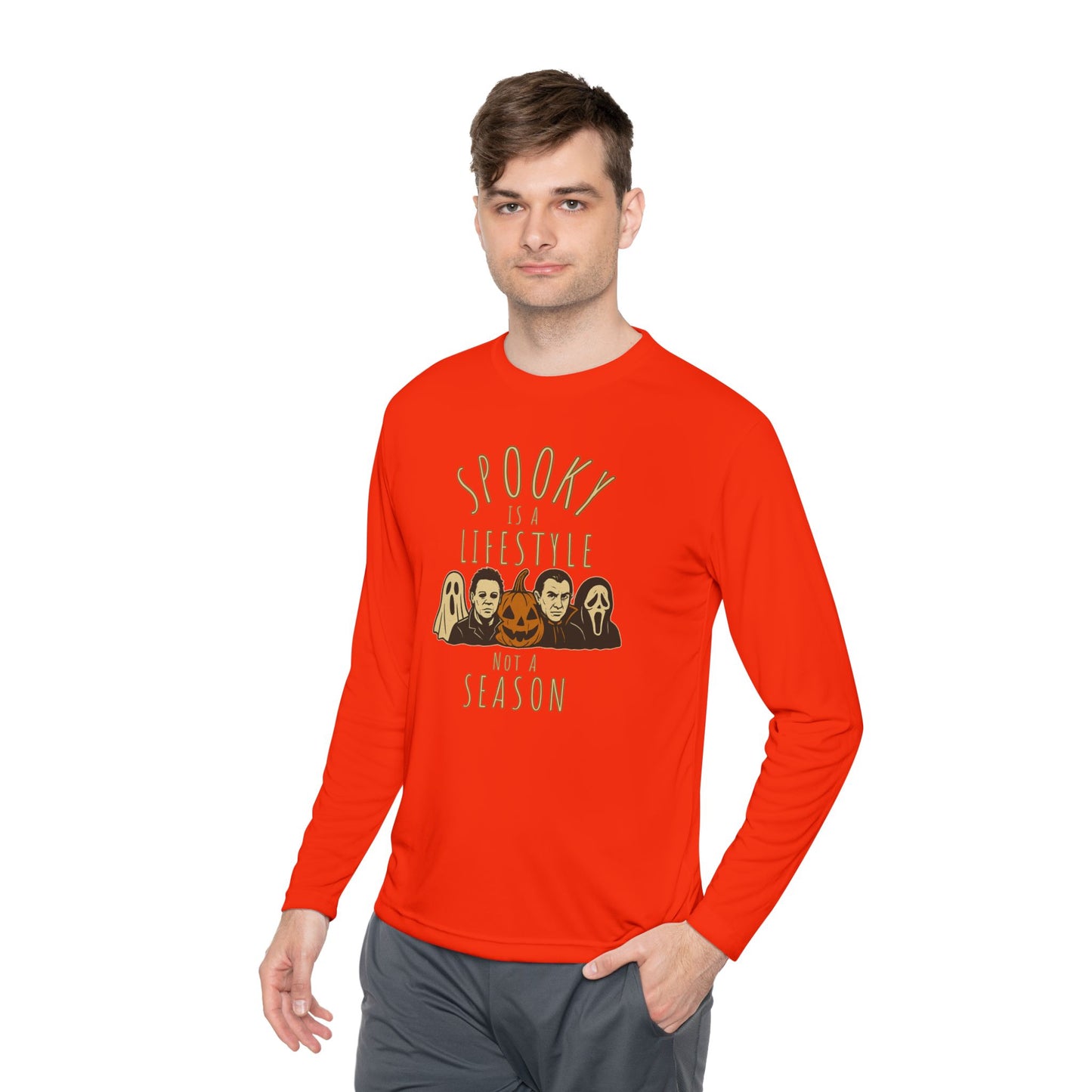 Spooky Is A Lifestyle: Classic Horror Icons Unisex Long Sleeve Tee - Whippie's