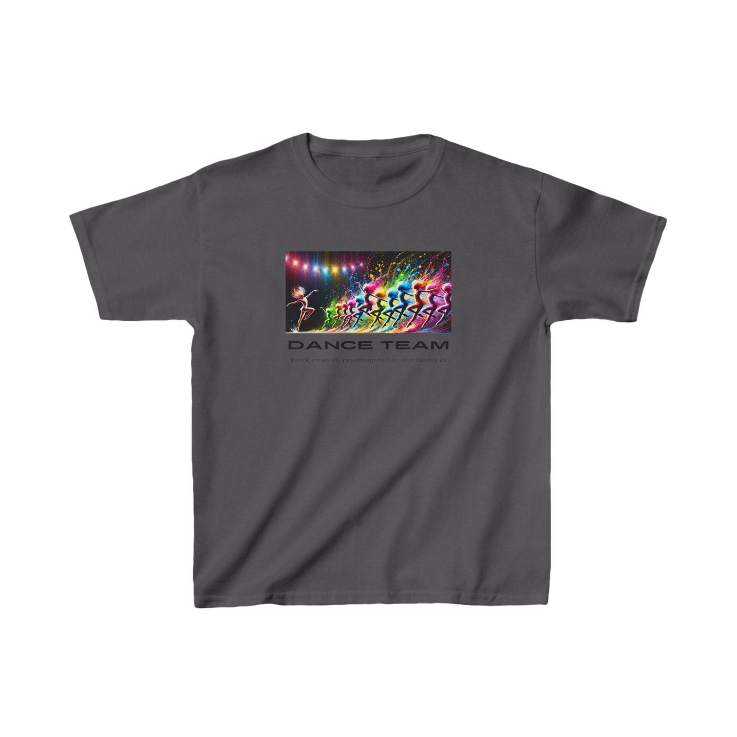 Dance Team: Dance unites us, passion ignites us, love defines us! 👧🏻👦🏾 Kids Heavy Cotton™ Tee 🎨 - Whippie's