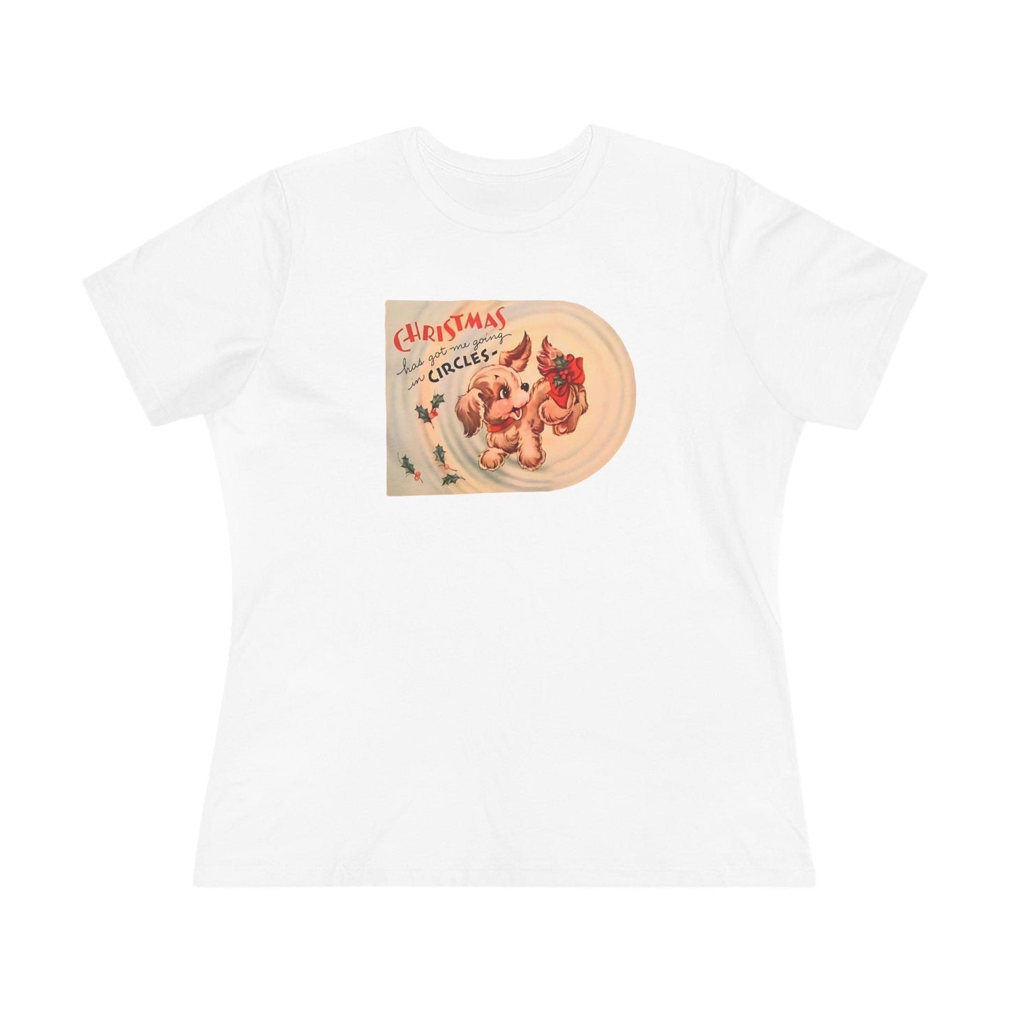 Christmas Has Me Going in Circles - Women's Softstyle Tee - Whippie's